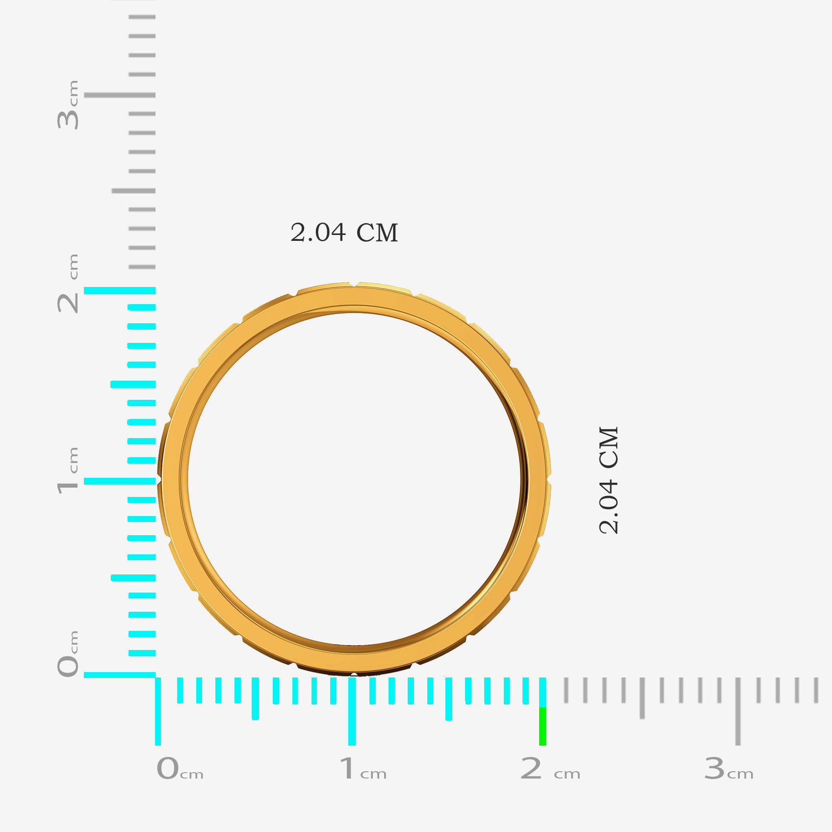 Sharp Glow Gold Womens Ring alternate view 3
