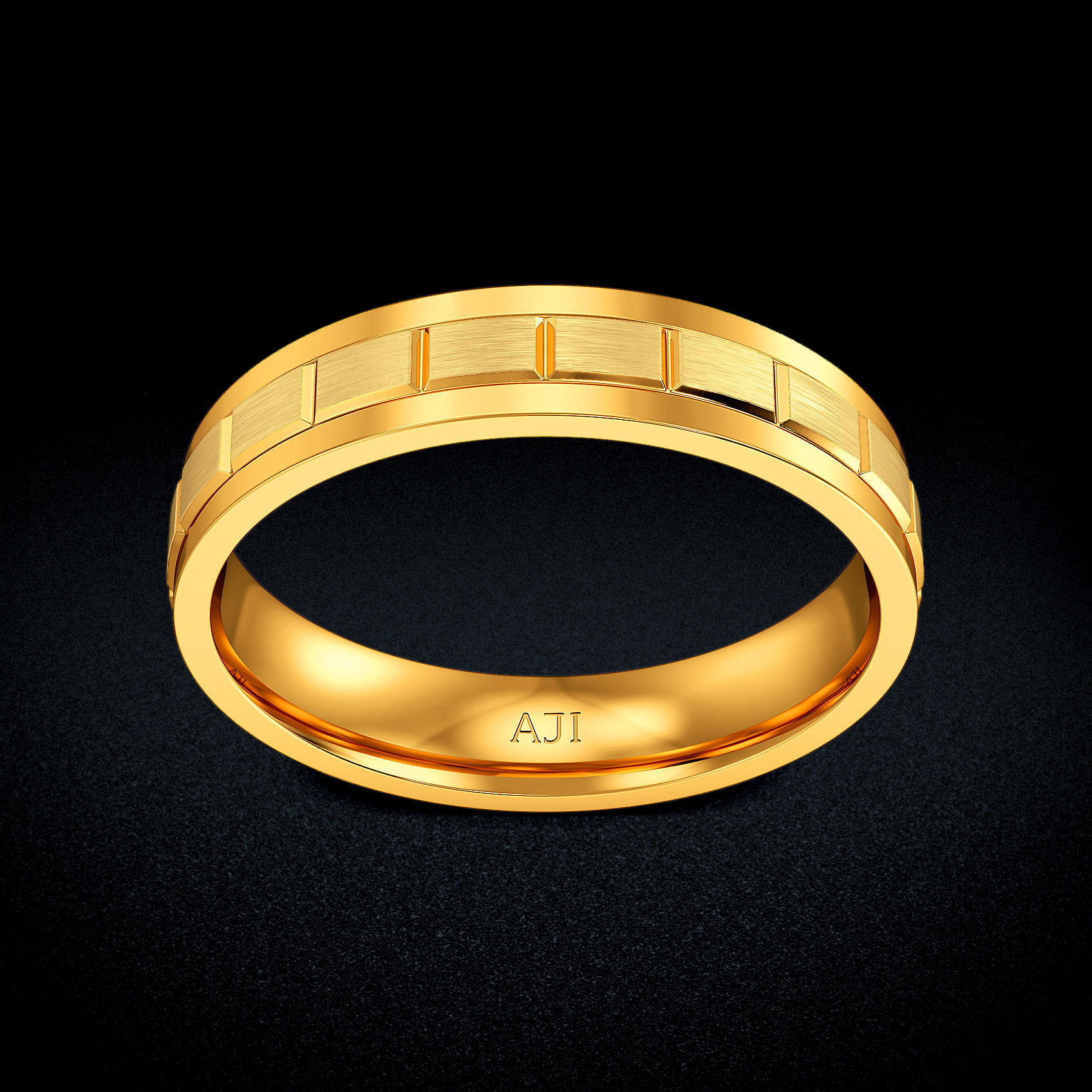 Sharp Glow Gold Womens Ring image