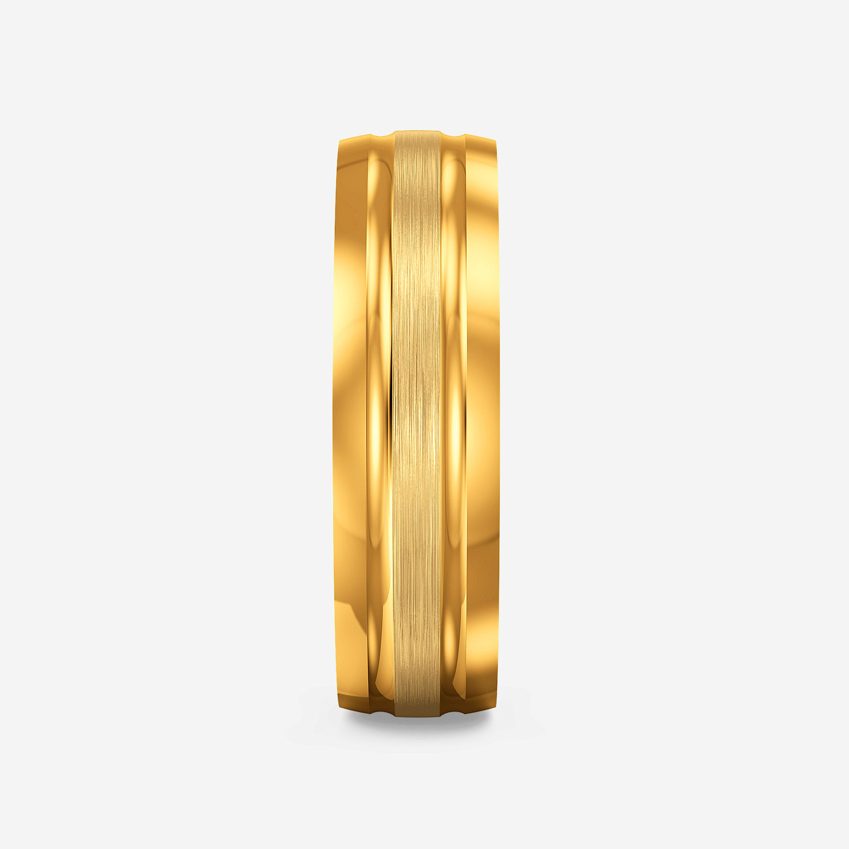 Crafted Glow Gold Mens Ring alternate view 1