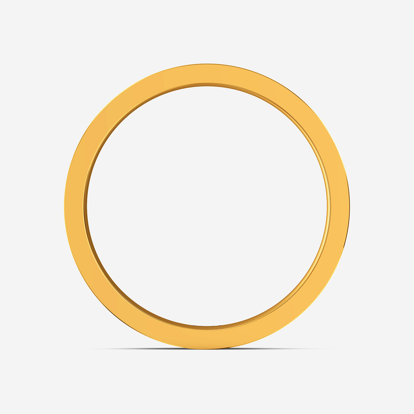 Etched Gleam Gold Mens Ring alternate view 2