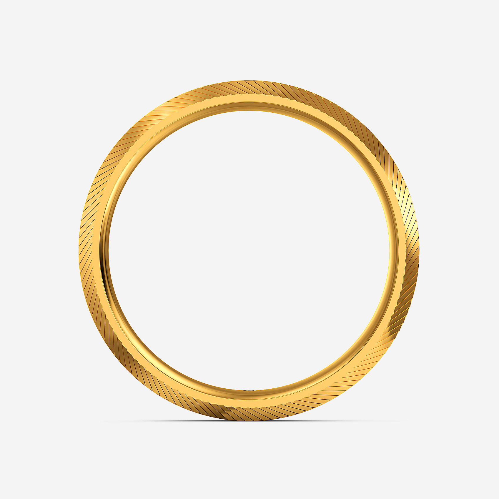 Angled Gleam Gold Womens Ring alternate view 2