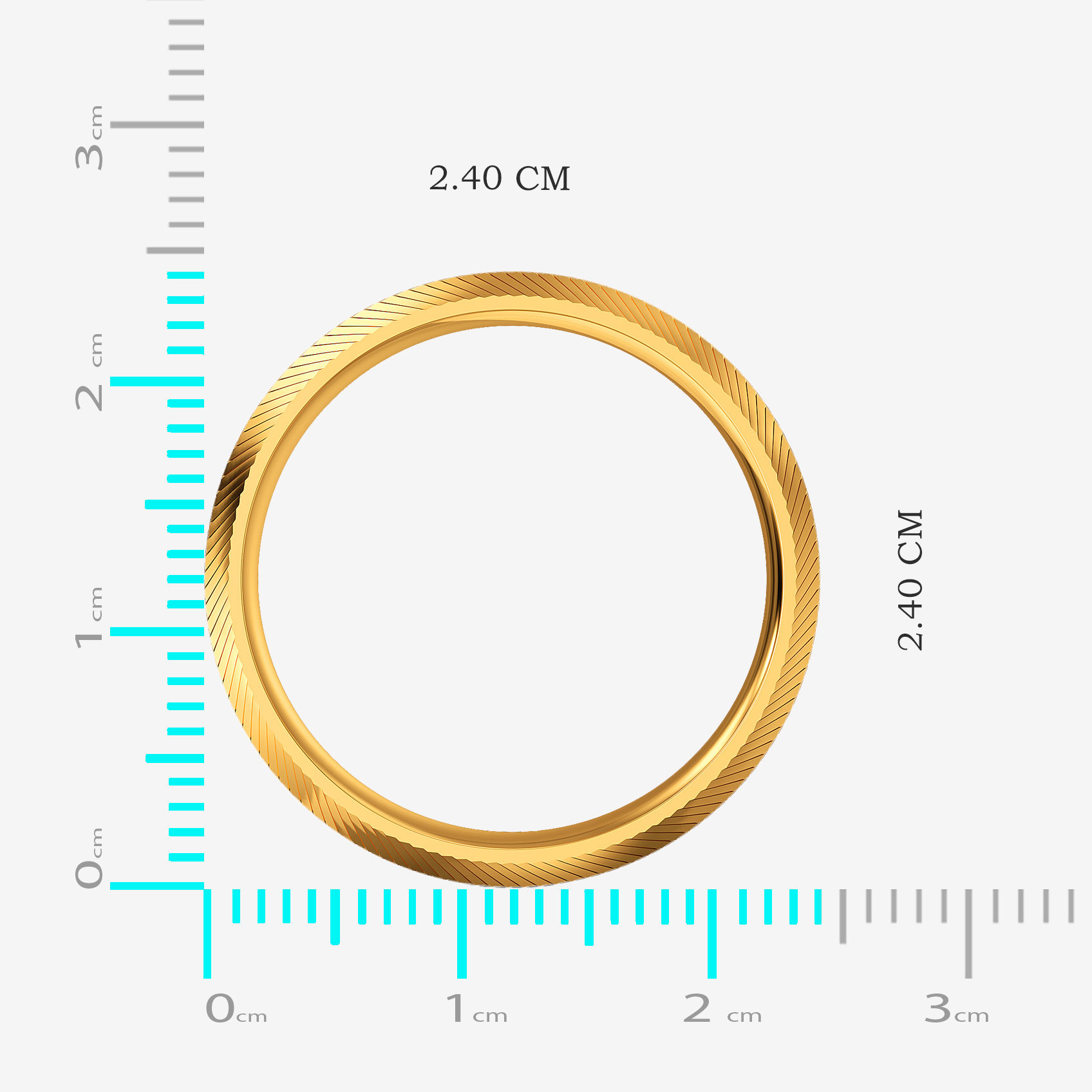 Angled Gleam Gold Mens Ring alternate view 3