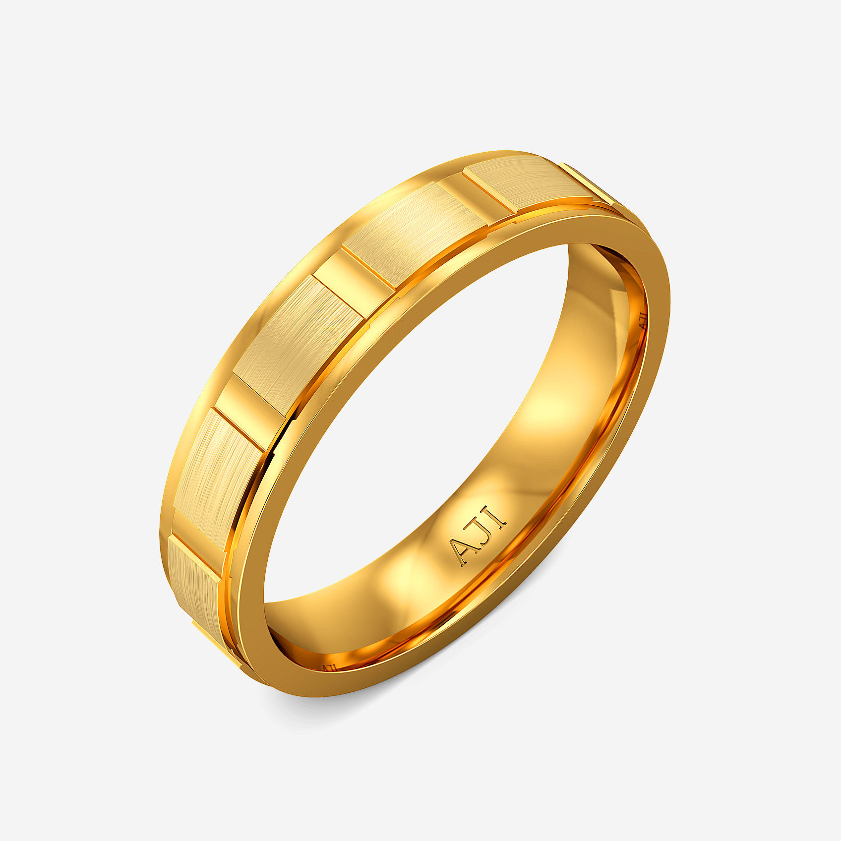 Angular Aura Gold Womens Ring