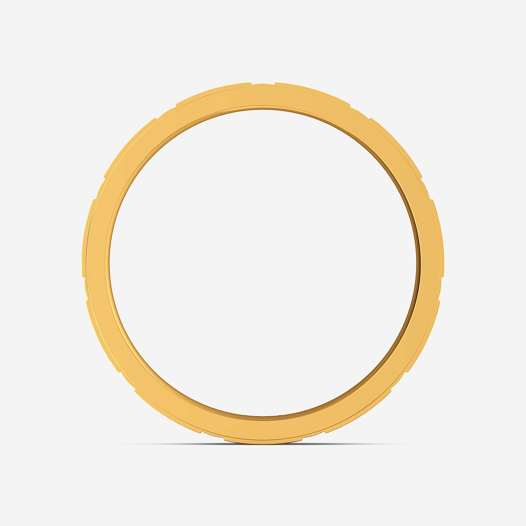 Angular Aura Gold Mens Ring alternate view 2