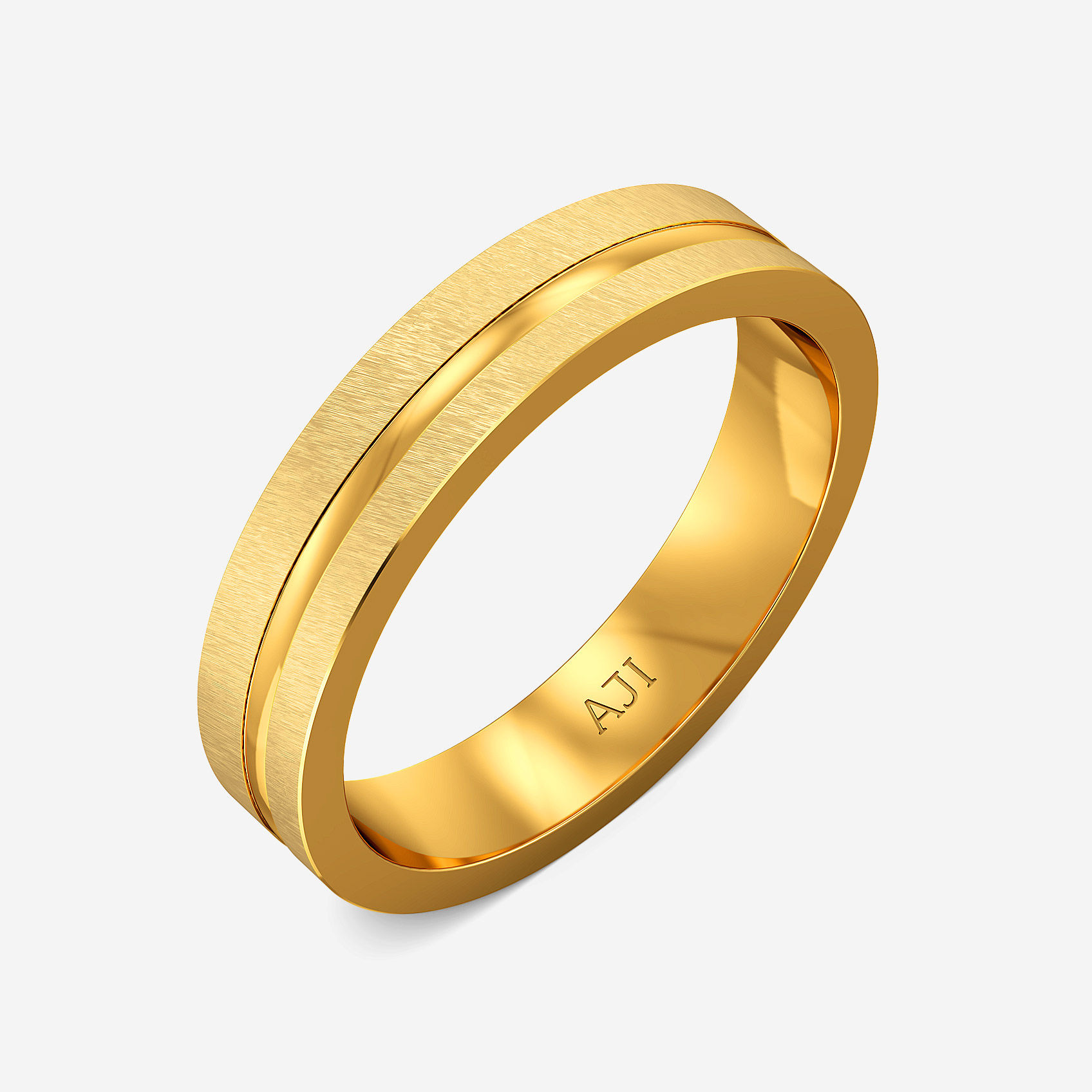 Sculpt Glow Gold Womens Ring