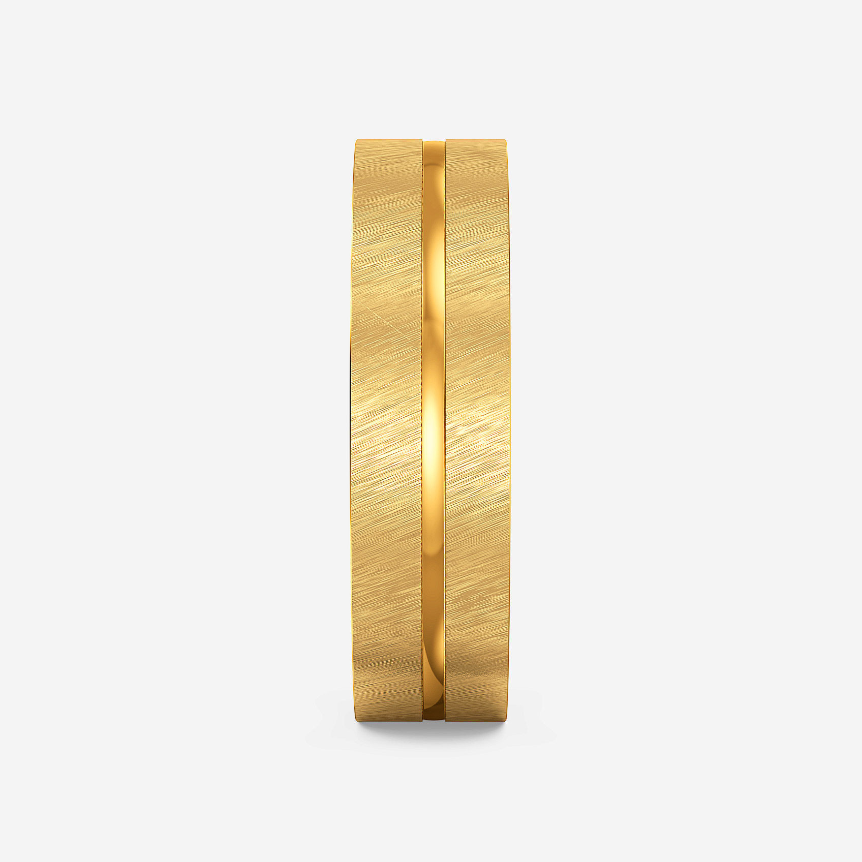 Sculpt Glow Gold Mens Ring alternate view 1