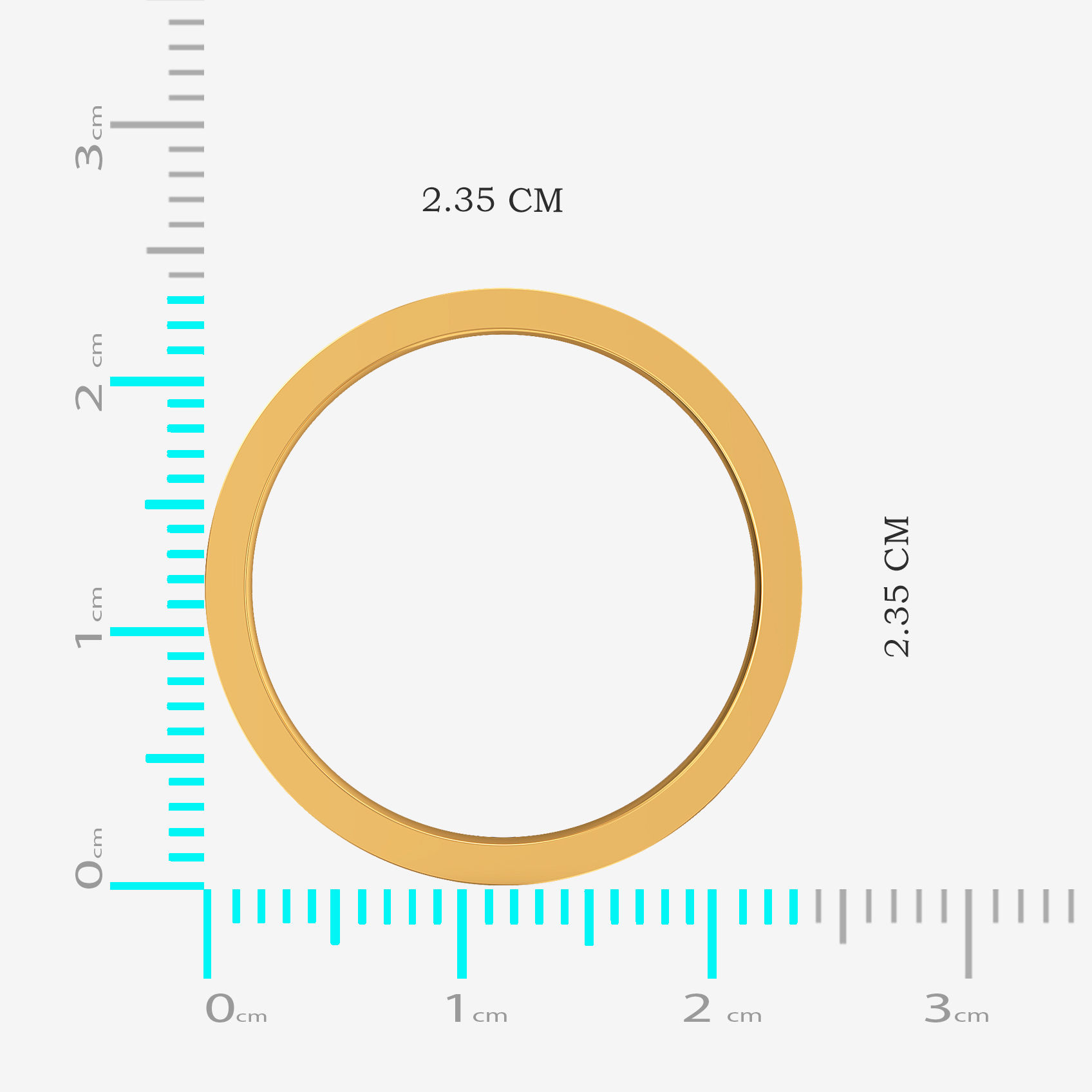 Sculpt Glow Gold Mens Ring alternate view 3