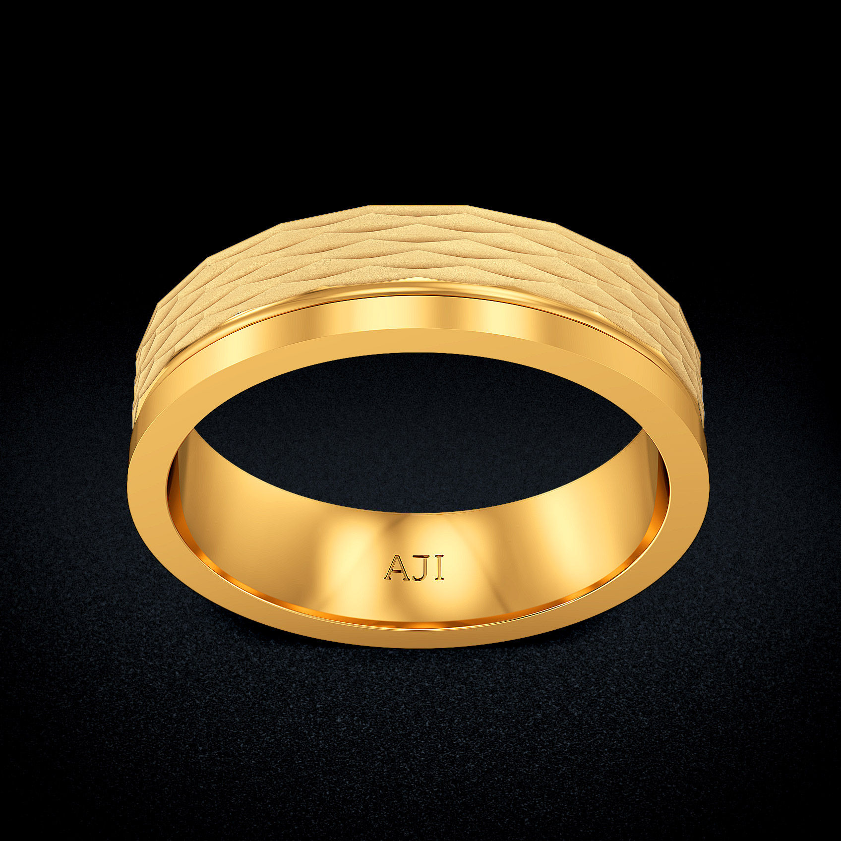 Fusion Gleam Gold Mens Ring image