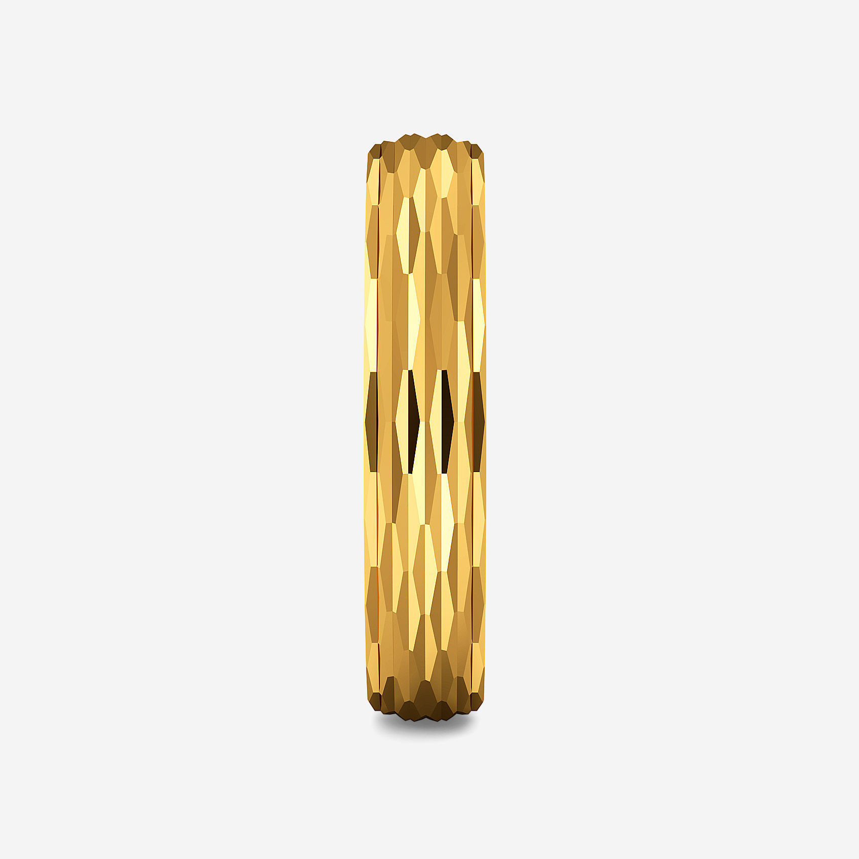 Carved Spark Gold Womens Ring alternate view 1