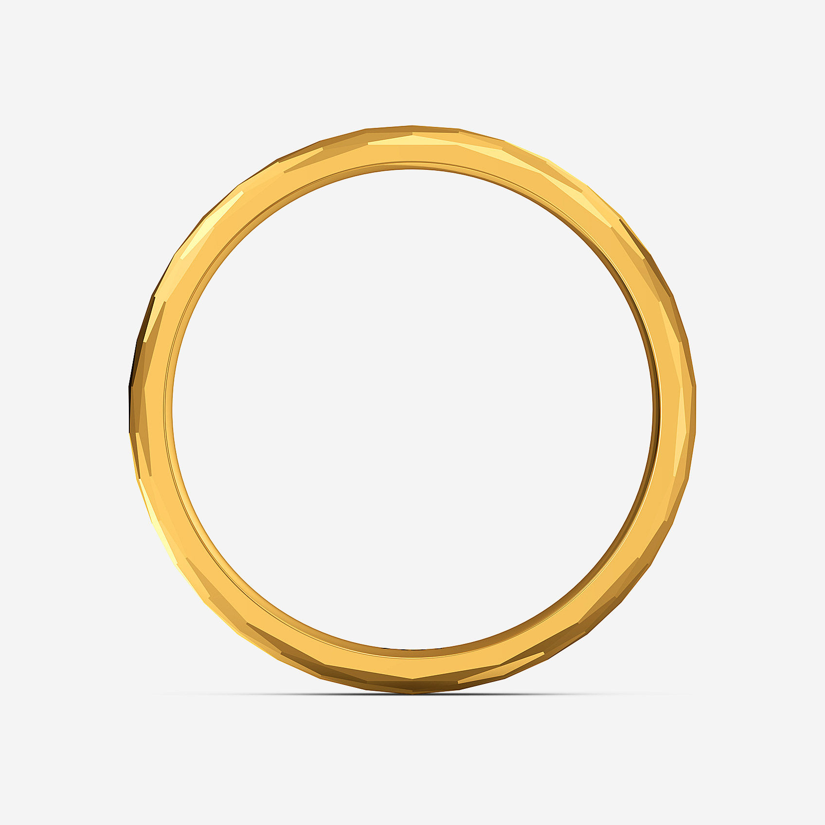 Carved Spark Gold Womens Ring alternate view 2