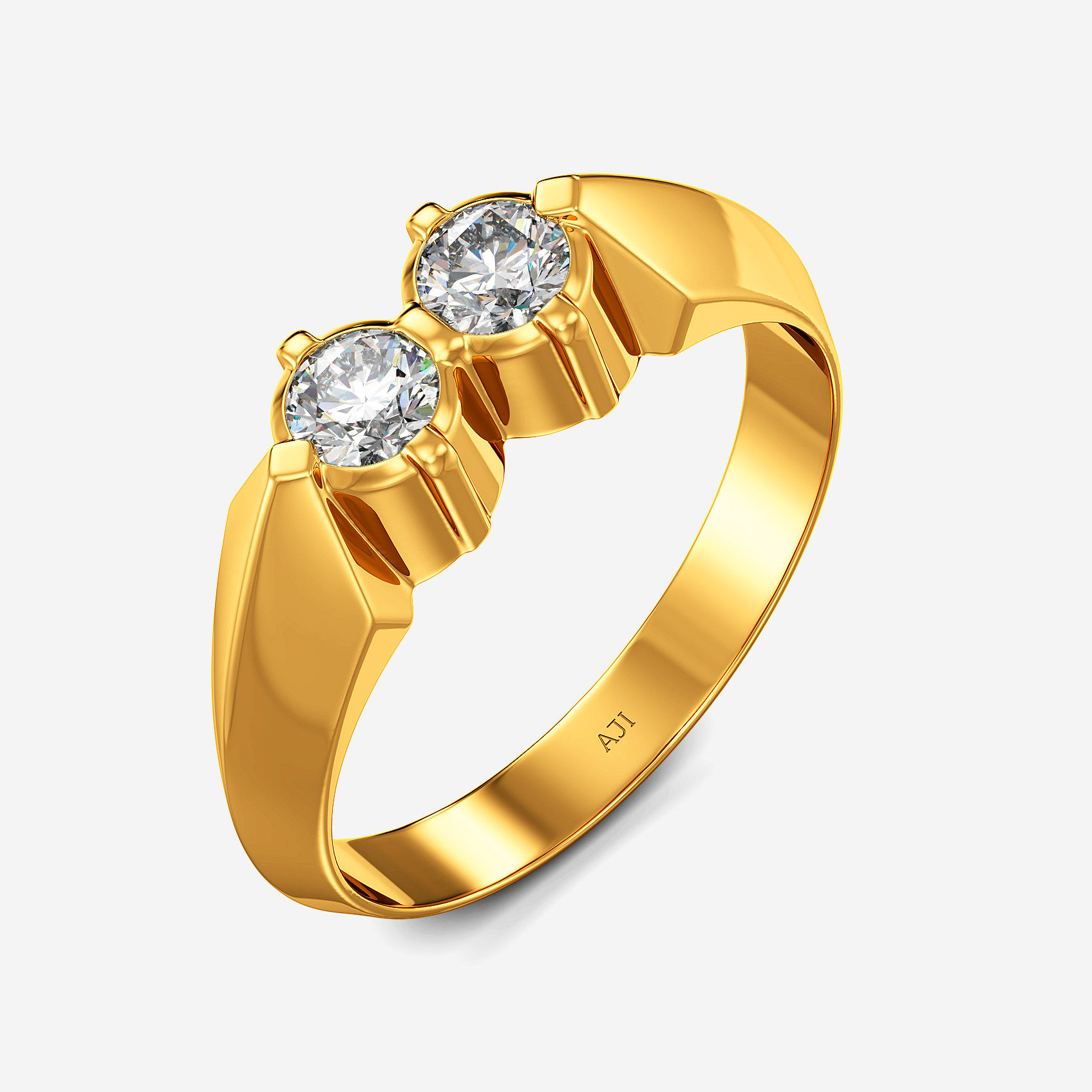 Balanced Spark Gold Womens Ring