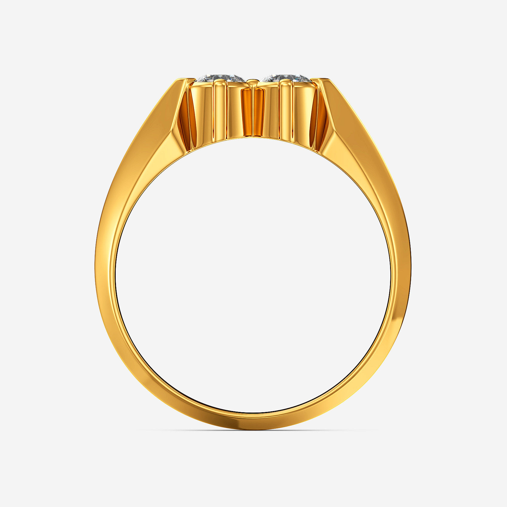 Balanced Spark Gold Womens Ring alternate view 2