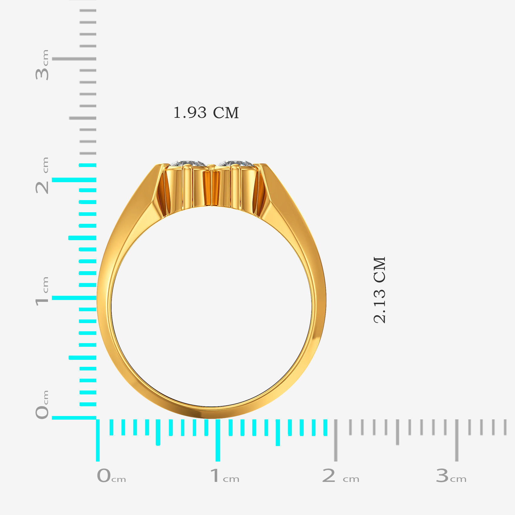 Balanced Spark Gold Womens Ring alternate view 3
