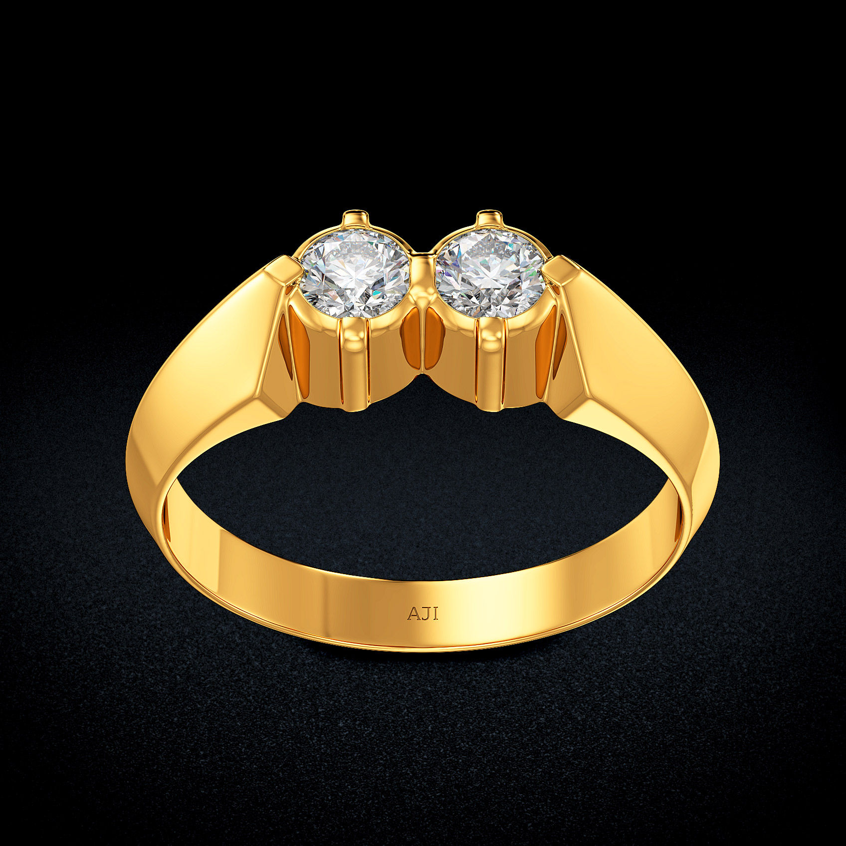 Balanced Spark Gold Womens Ring image