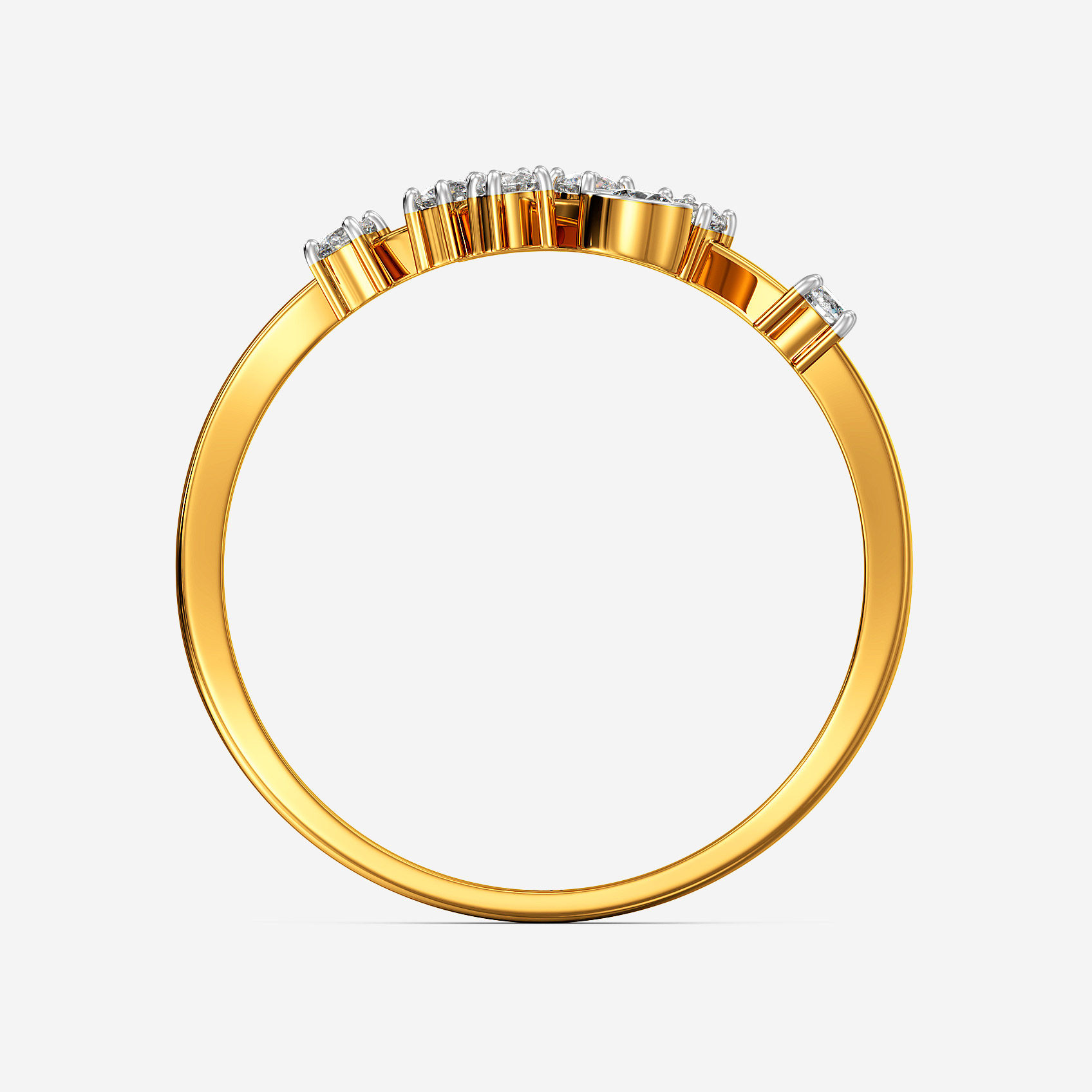 Luminous Drop Gold Ring alternate view 2