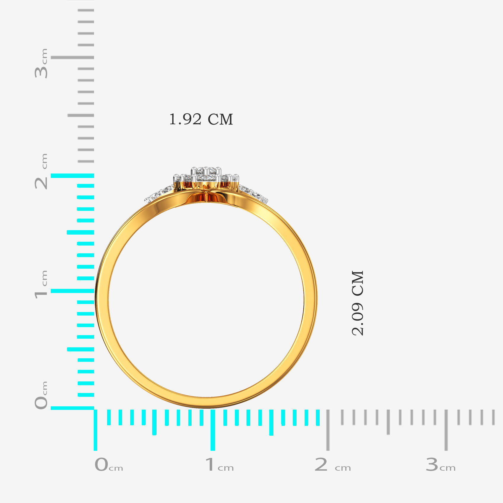 Viva Feather Gold Ring alternate view 3