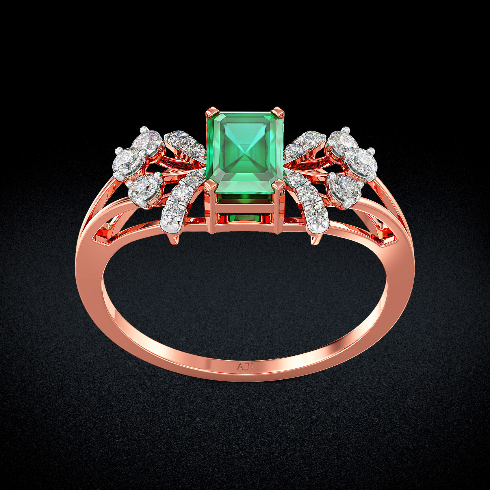 Pastel Prism Gold Ring image