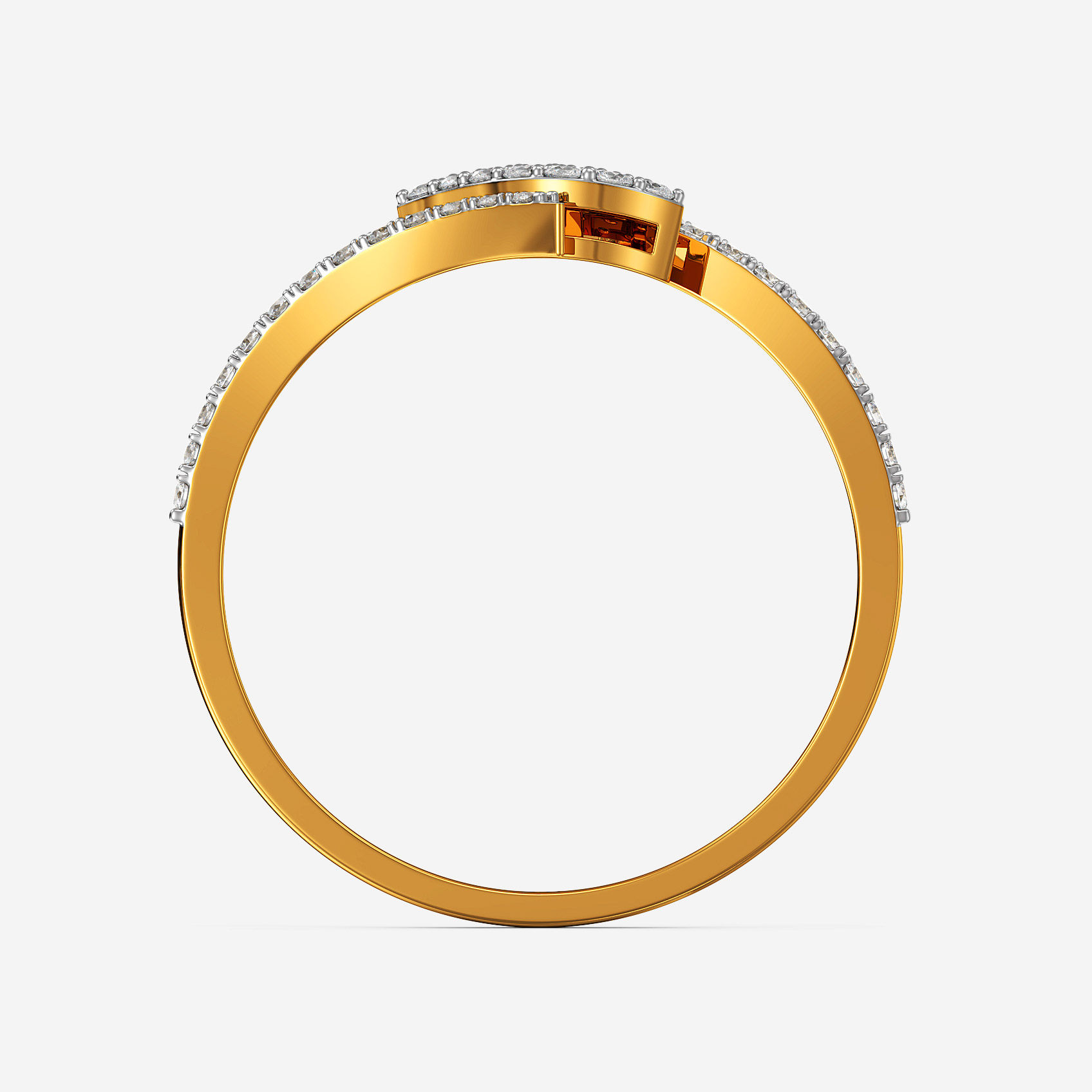 Soft Vine Gold Ring alternate view 2