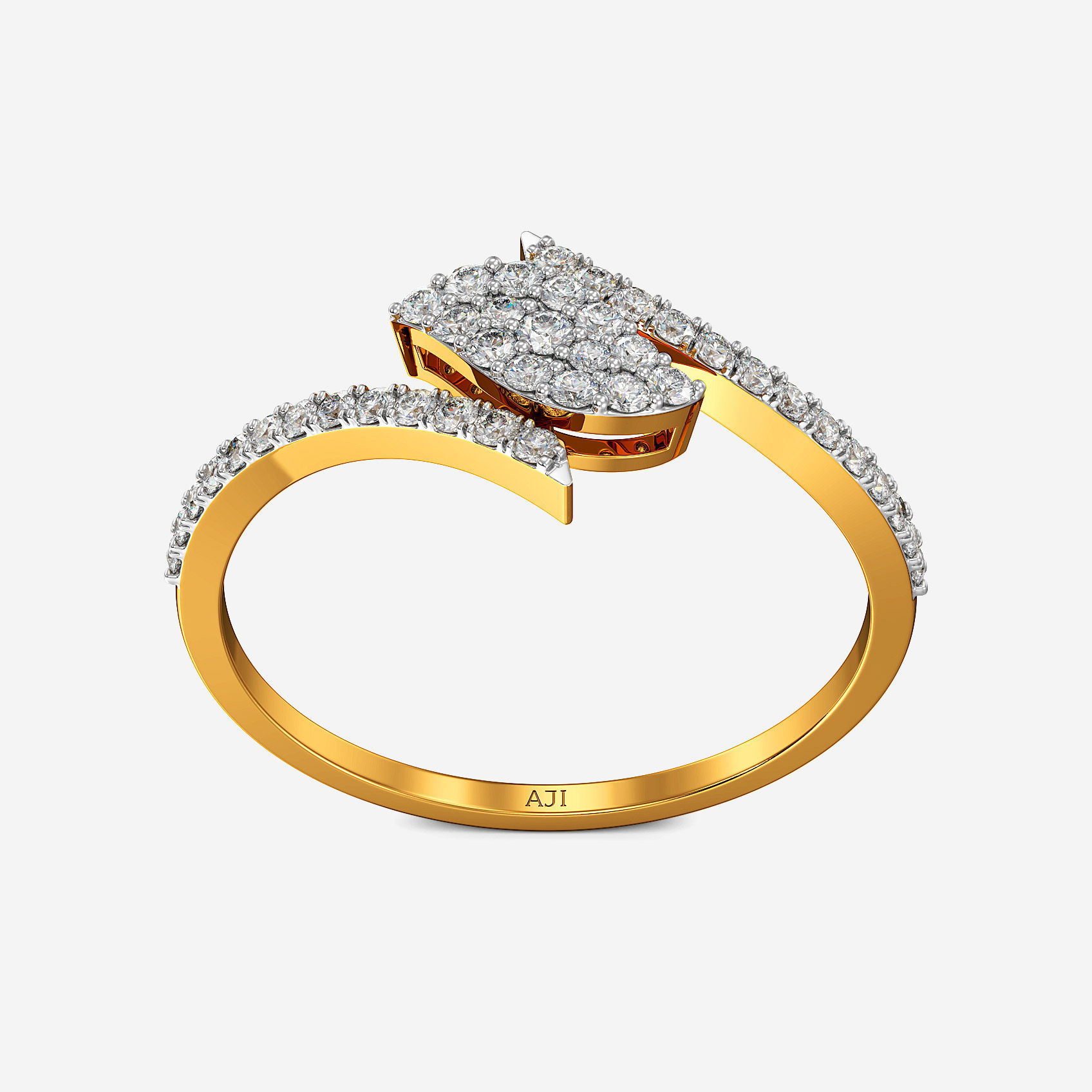 Soft Vine Gold Ring alternate view 3