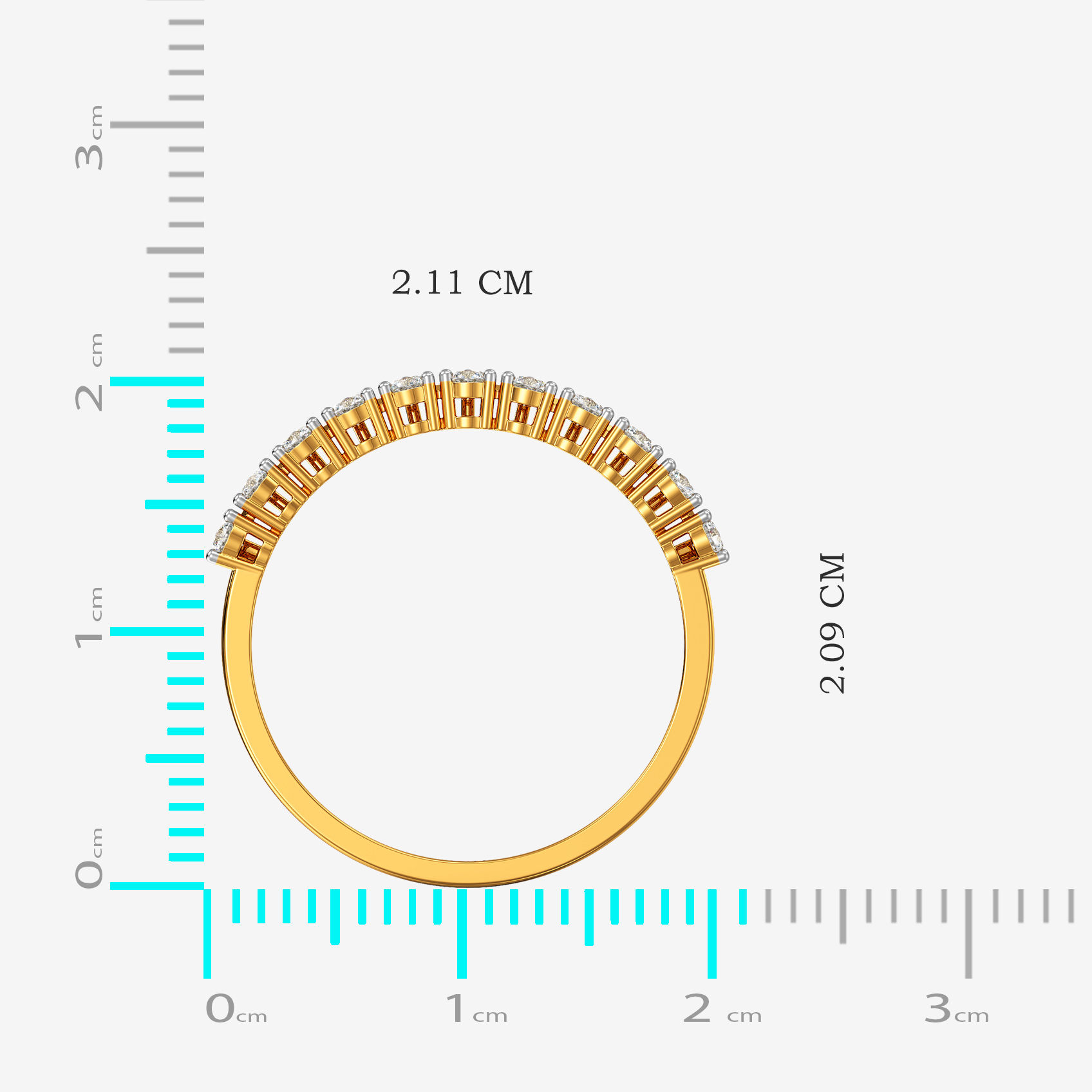 Subtle Shine Gold Ring alternate view 3