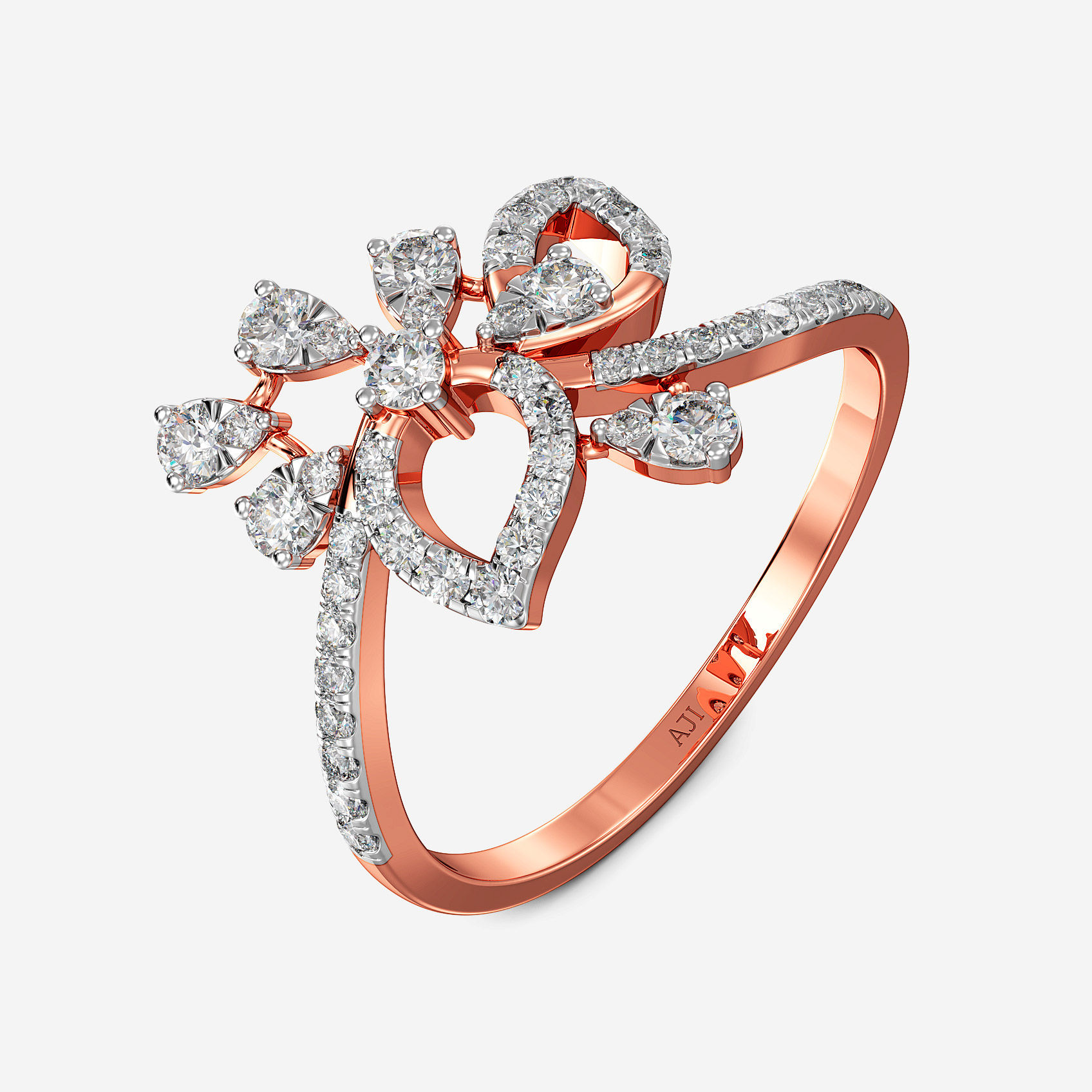 Leafline Charm Gold Ring