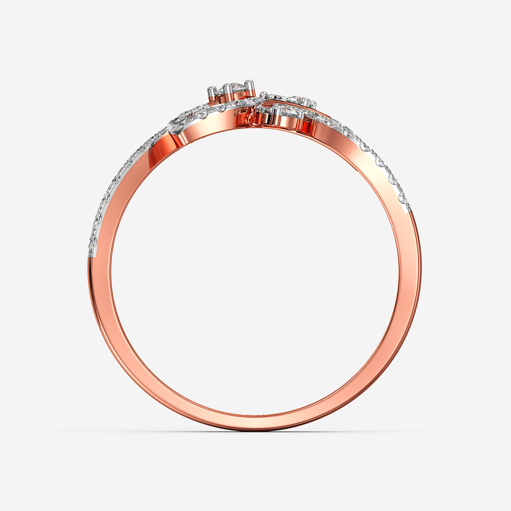 Leafline Charm Gold Ring alternate view 2