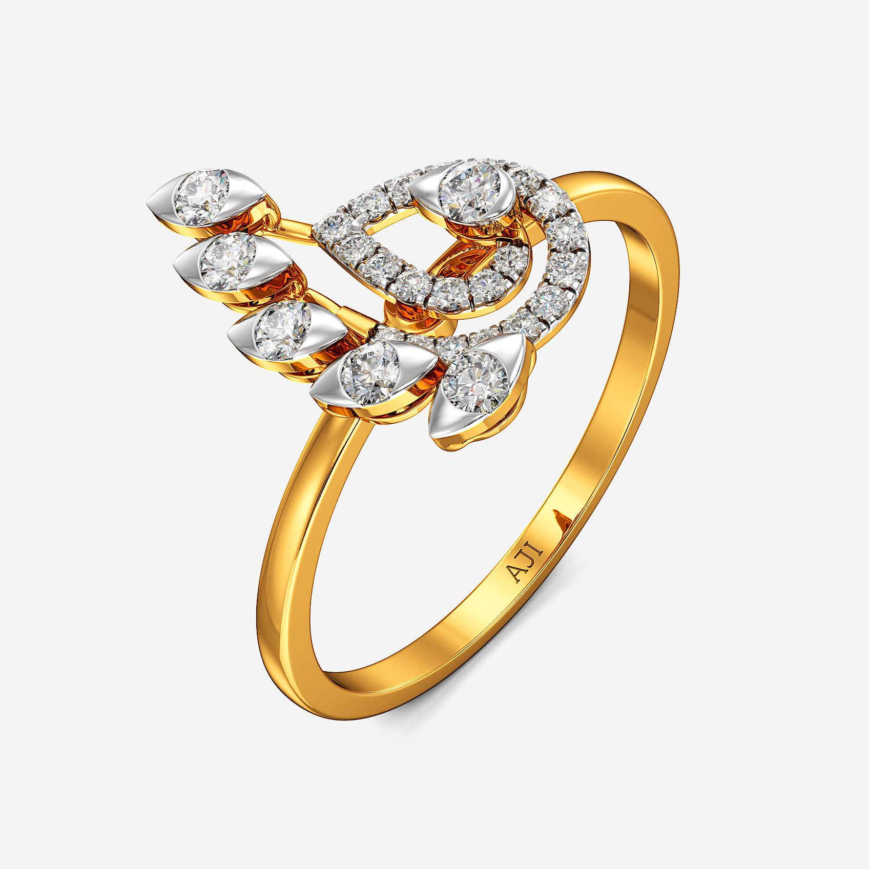 Eternal Swirl Gold Ring