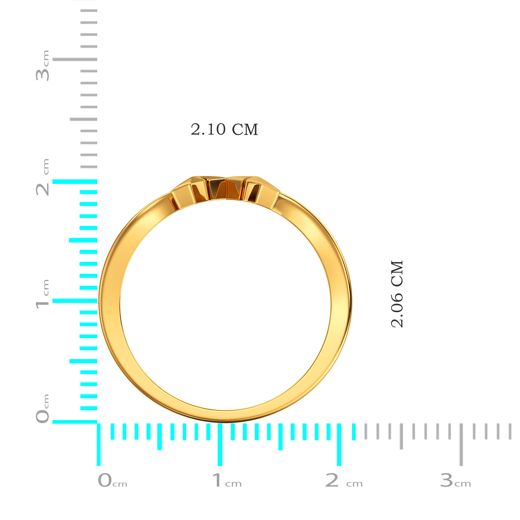 Stellar Duo Gold Ring alternate view 3