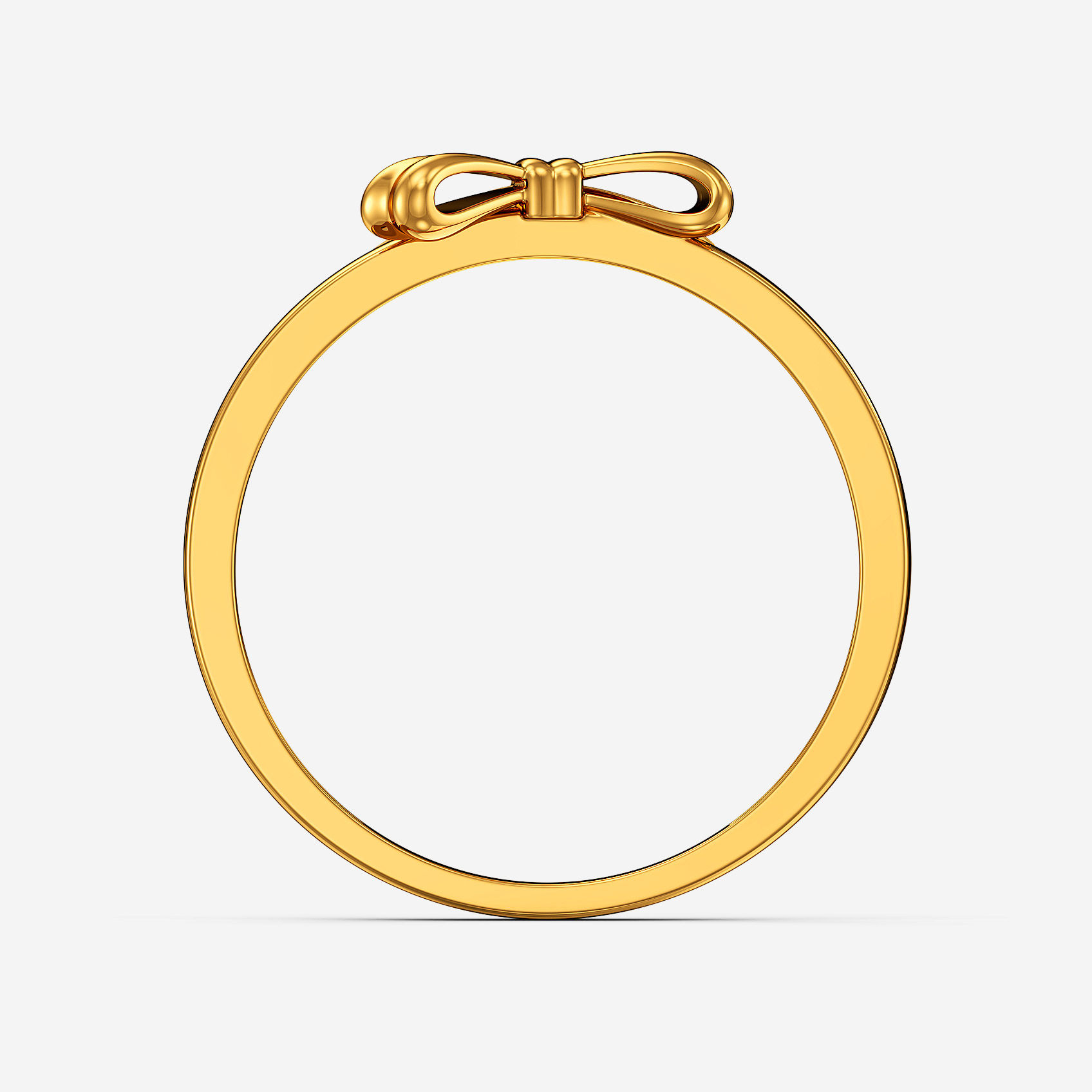 Pretty Bow Gold Ring alternate view 2