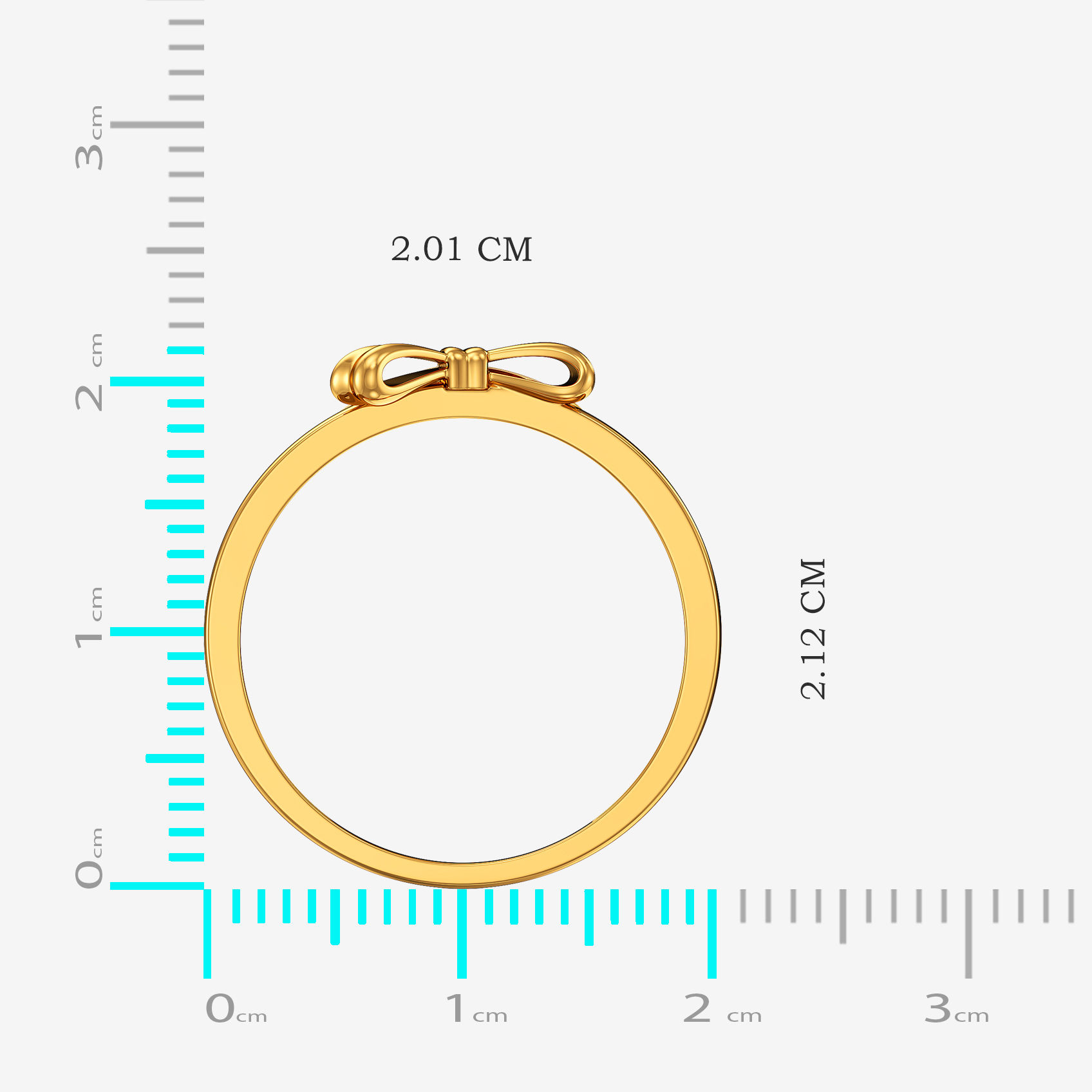Pretty Bow Gold Ring alternate view 3