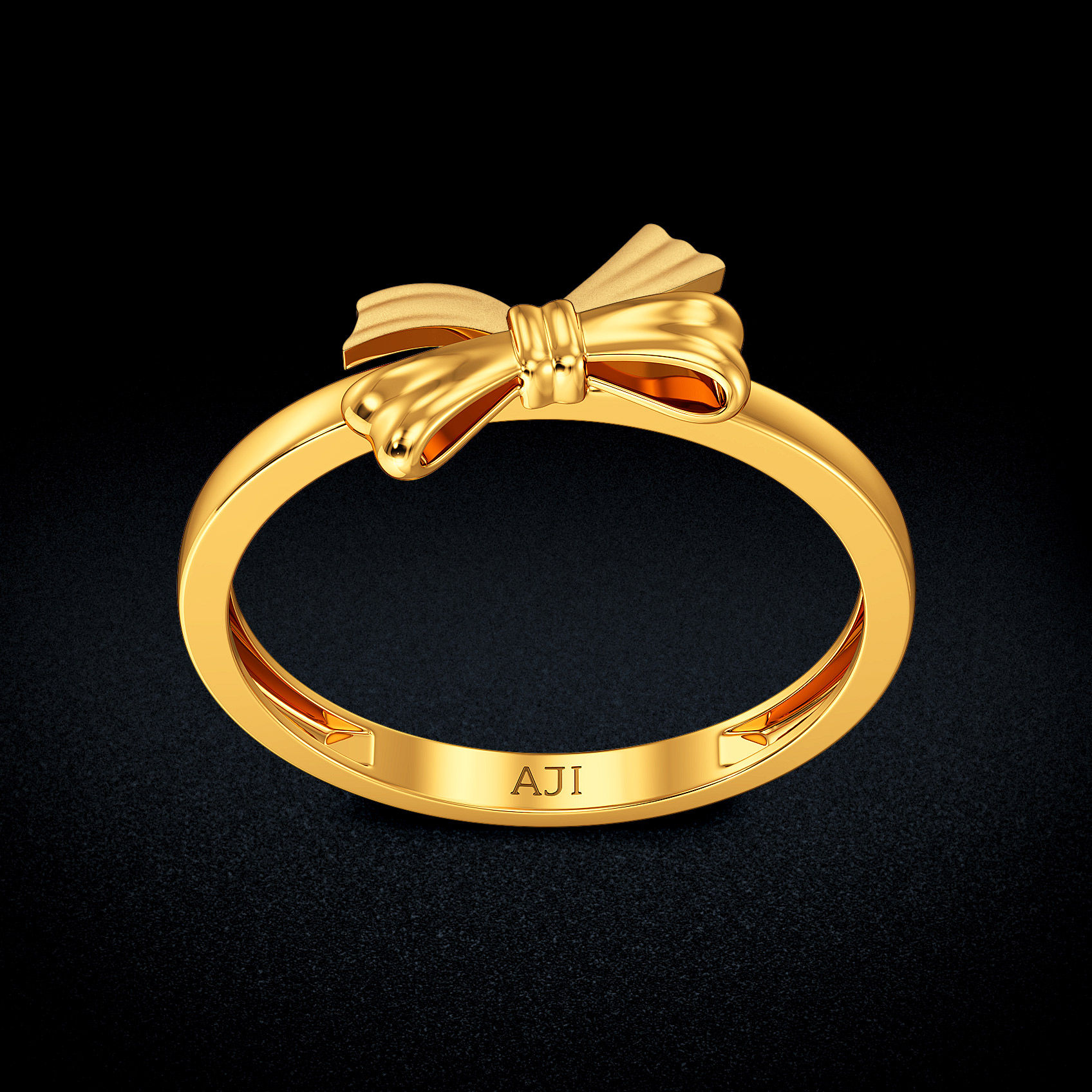 Pretty Bow Gold Ring image