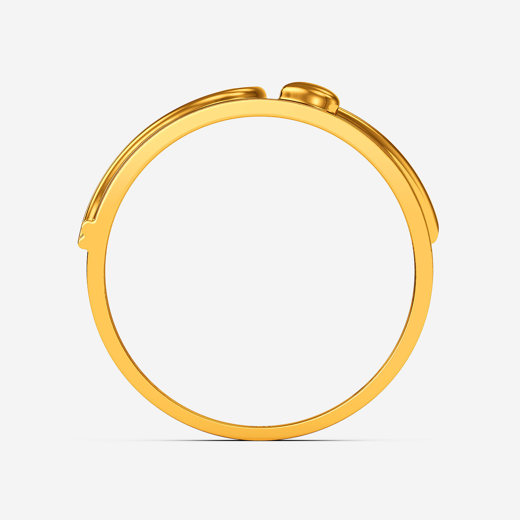 Heart Bloom Gold Womens Ring alternate view 2