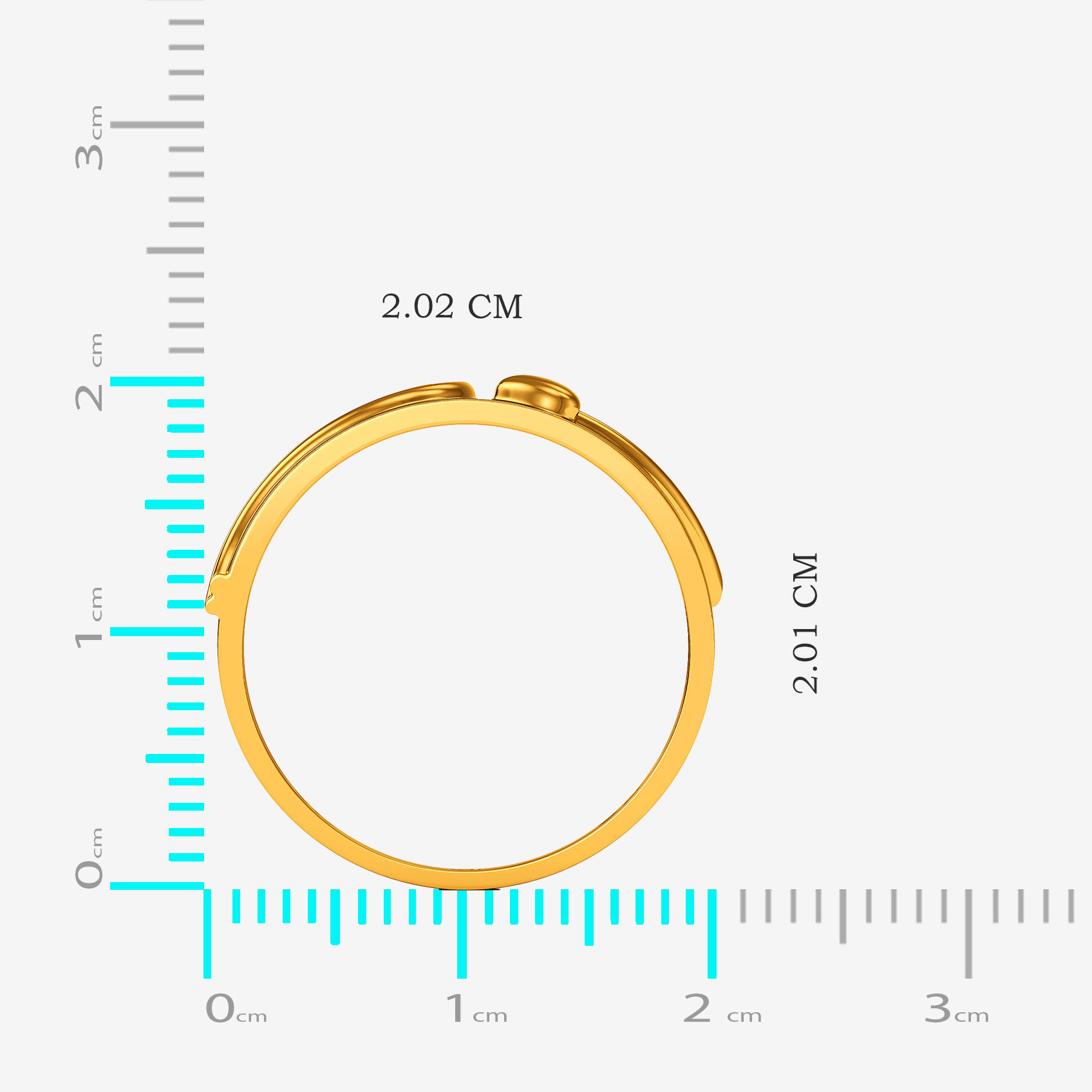 Heart Bloom Gold Womens Ring alternate view 3