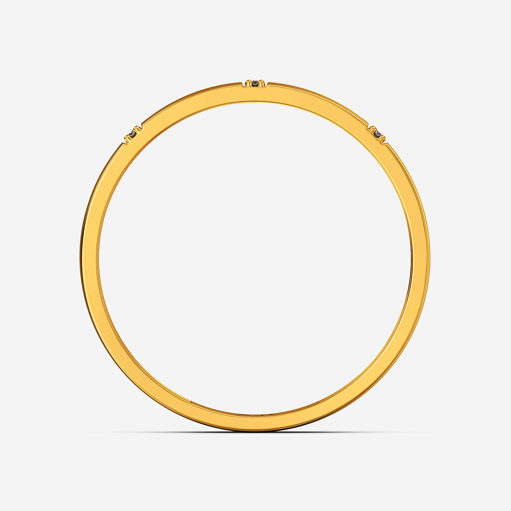 Line Luxe Gold Mens Ring alternate view 2