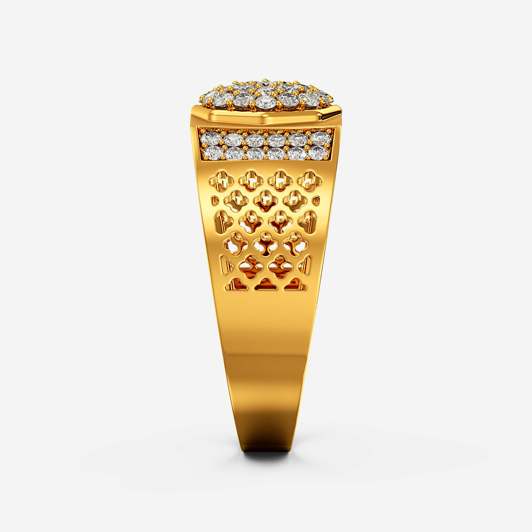 Radiant Octa Gold Mens Ring alternate view 1
