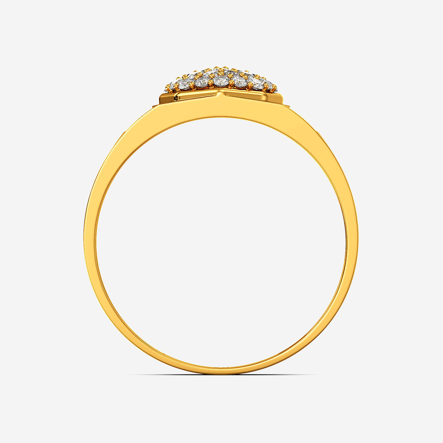 Radiant Octa Gold Mens Ring alternate view 2