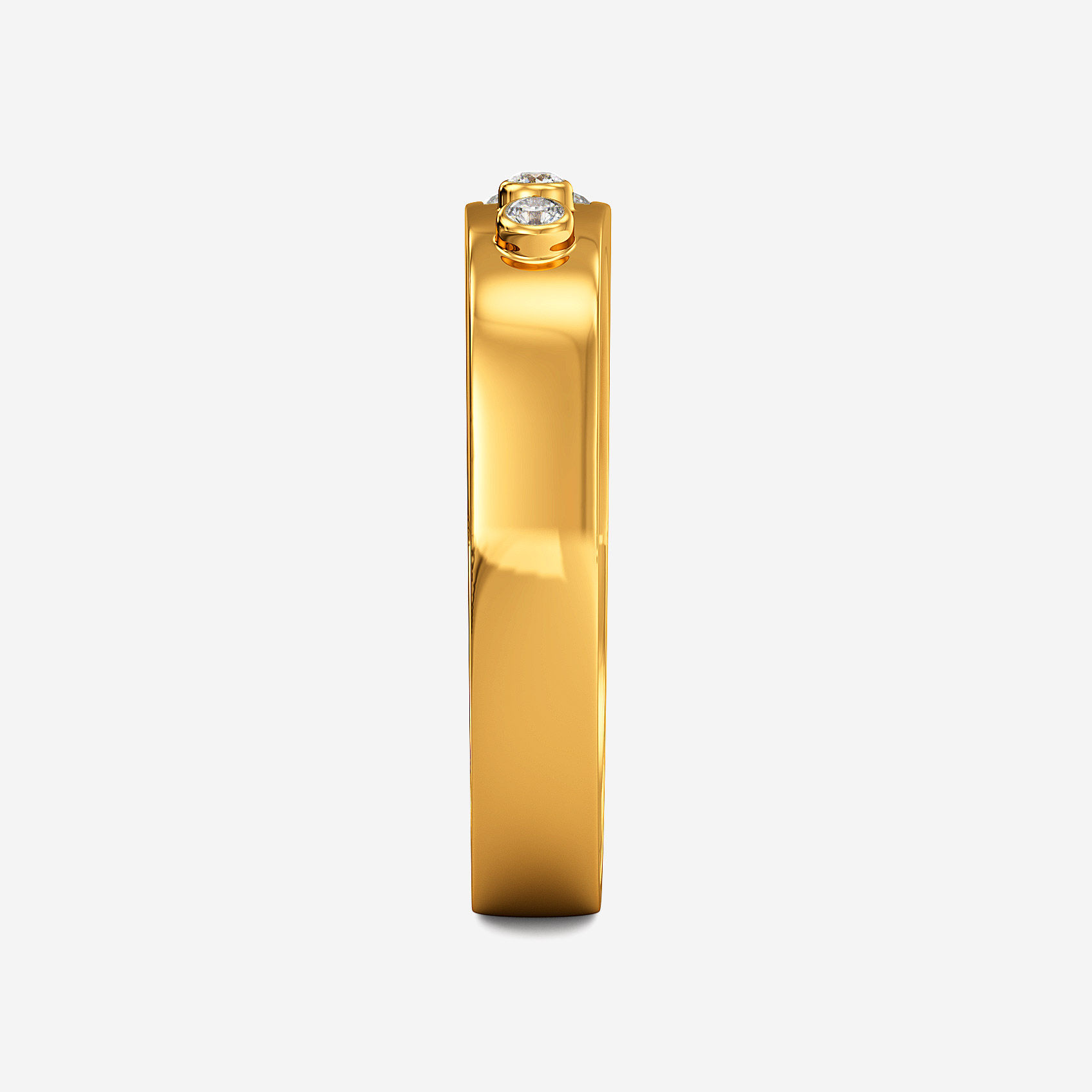 Modern Vector Gold Womens Ring alternate view 1
