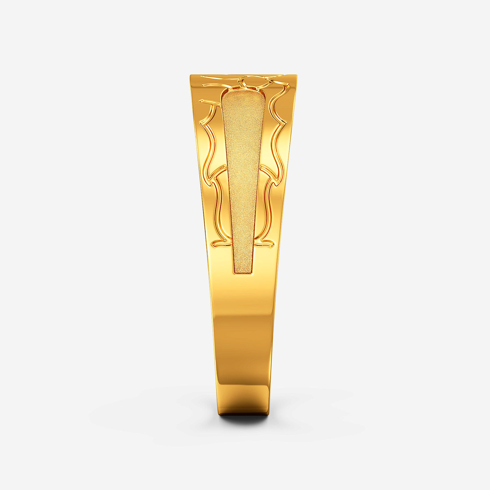 Raw Rift Gold Mens Ring alternate view 1