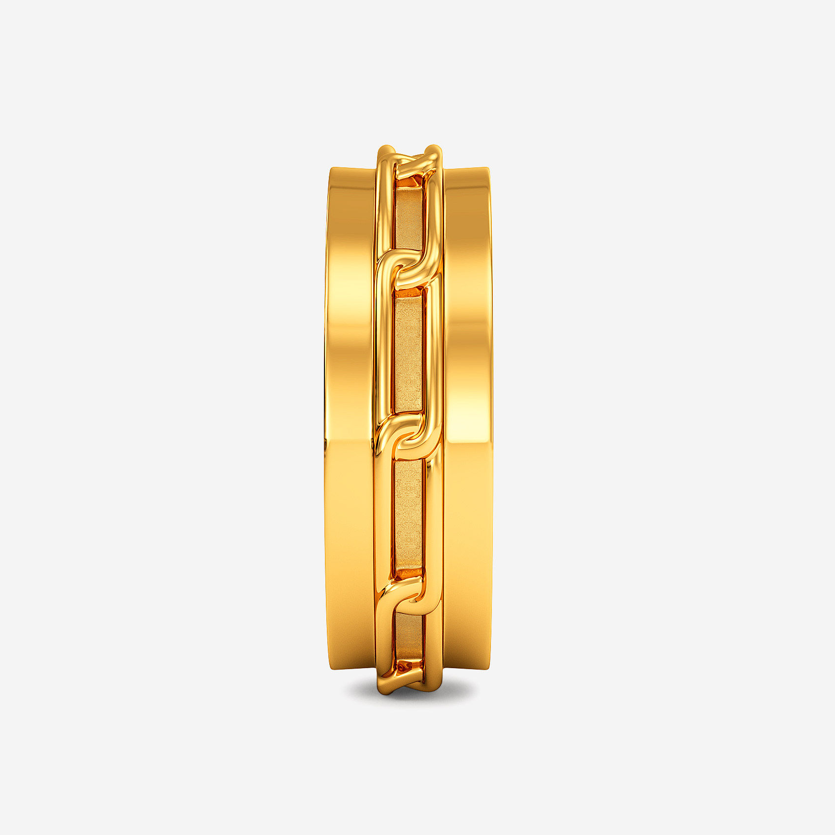Infinity Weave Gold Mens Ring alternate view 1