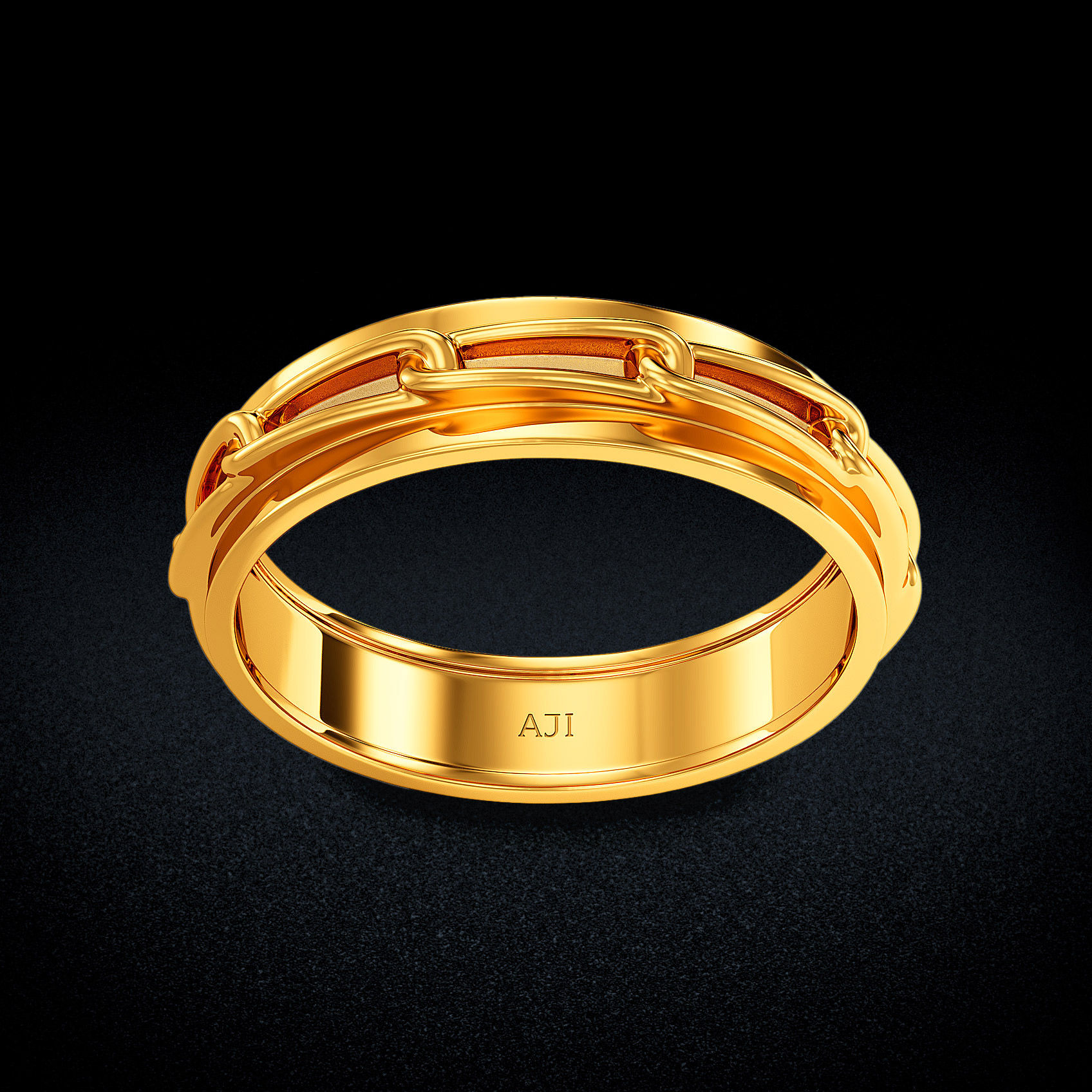 Infinity Weave Gold Womens Ring image
