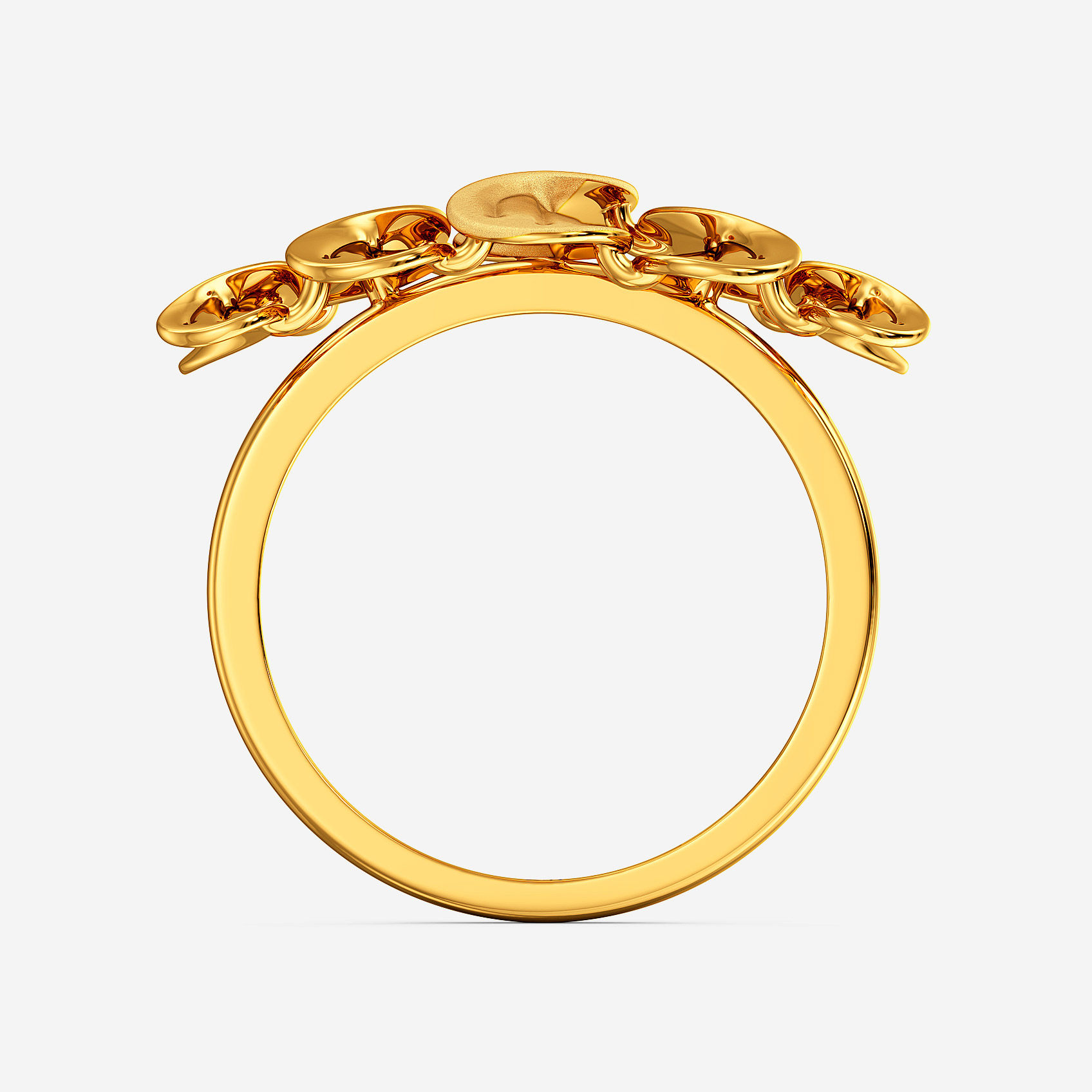 Petal Swirl Gold Ring alternate view 2