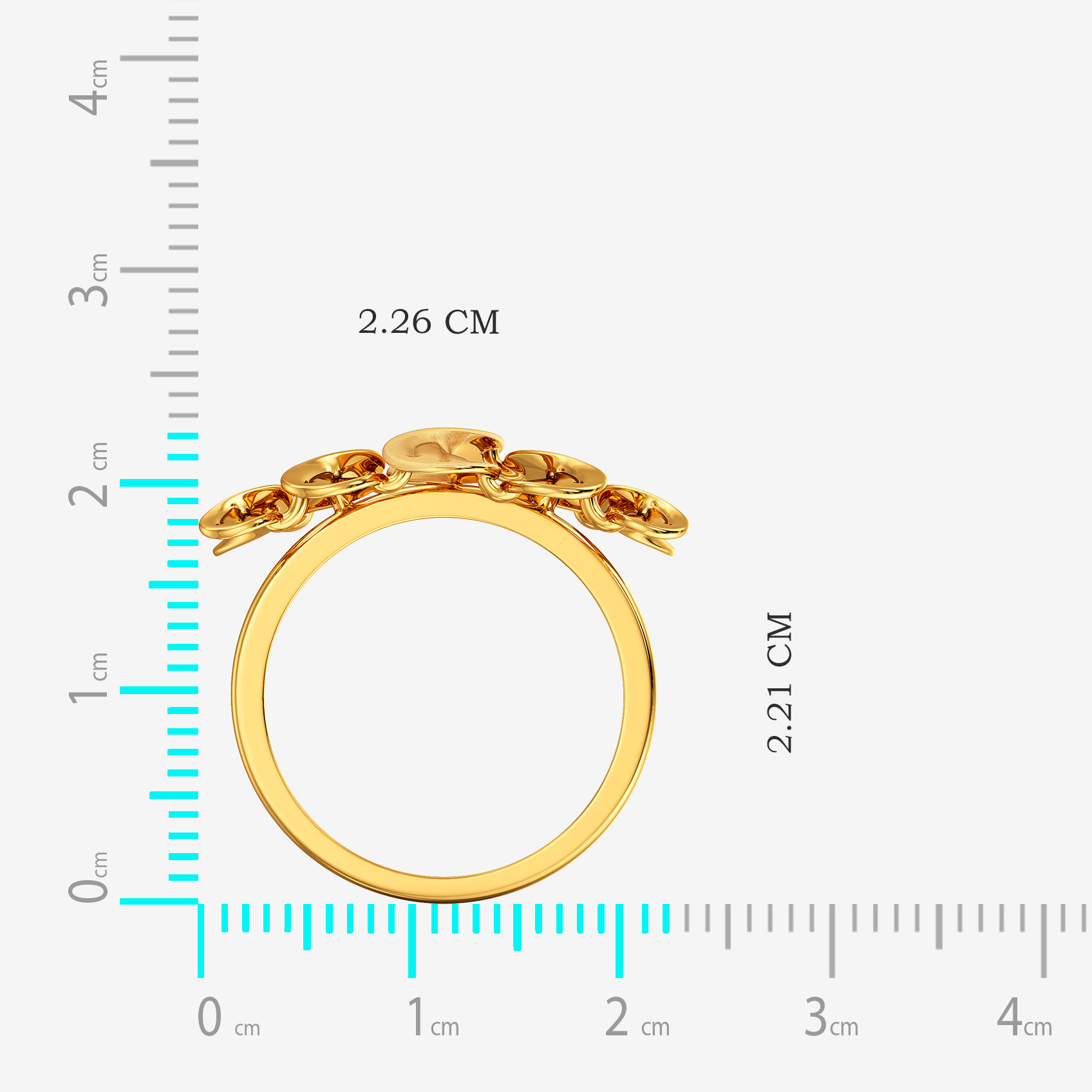 Petal Swirl Gold Ring alternate view 3