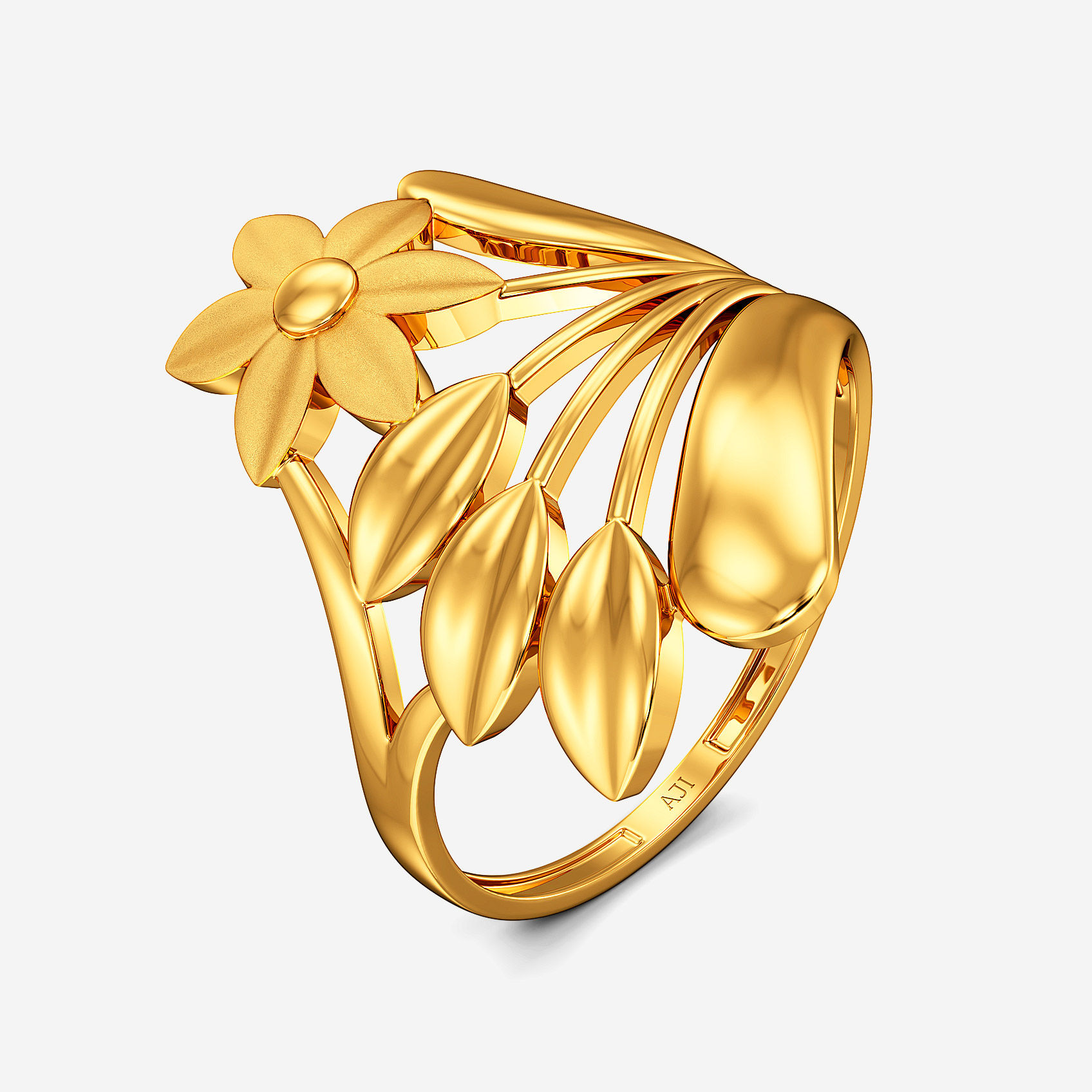 Bud Blossom Gold Ring