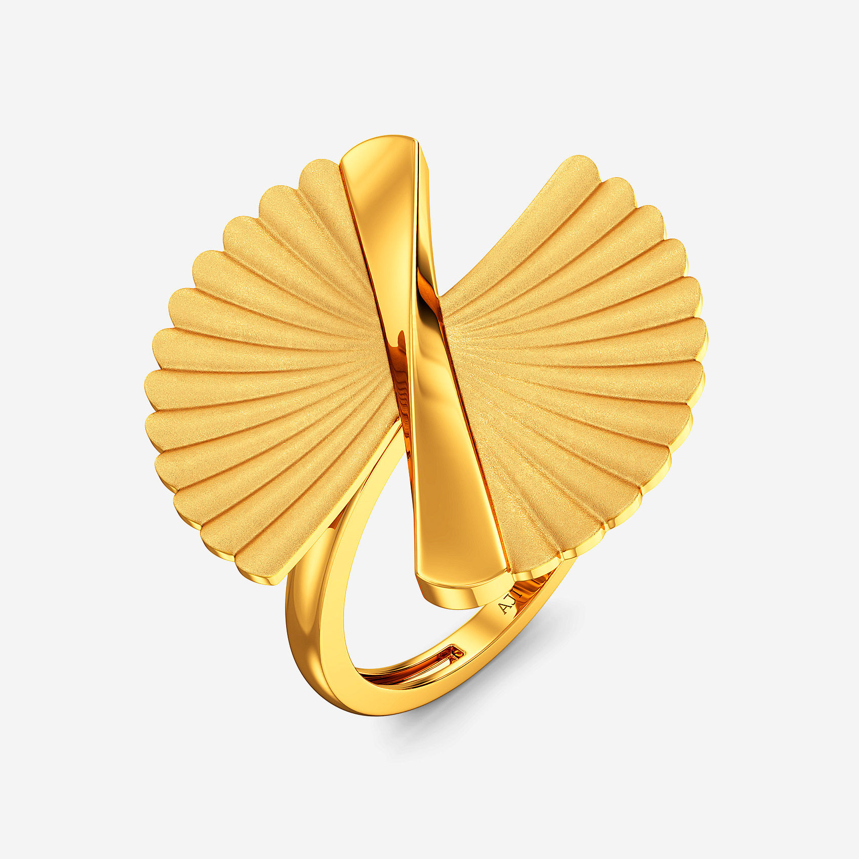 Orbit Swirl Gold Ring