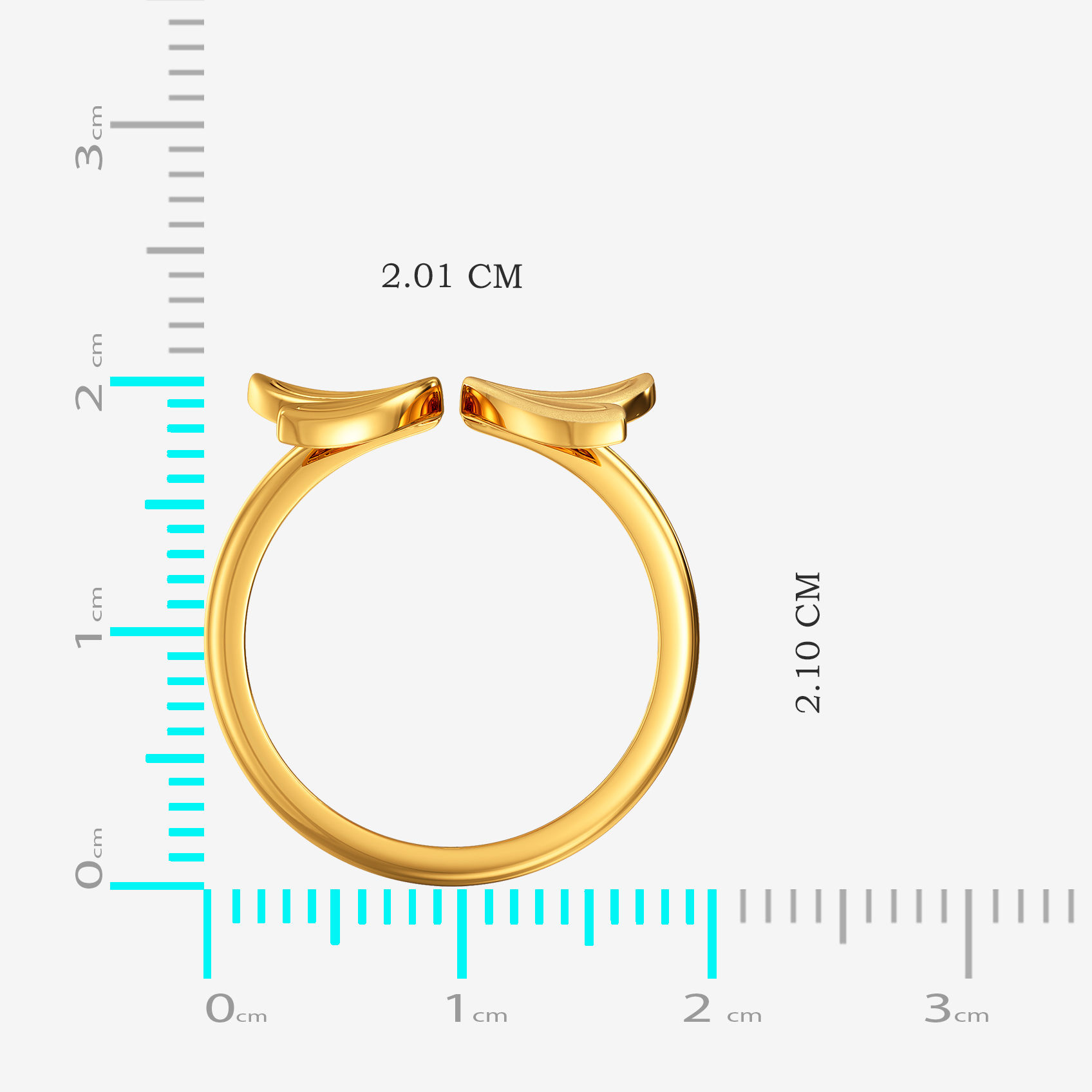 Papillon Charm Gold Ring alternate view 3