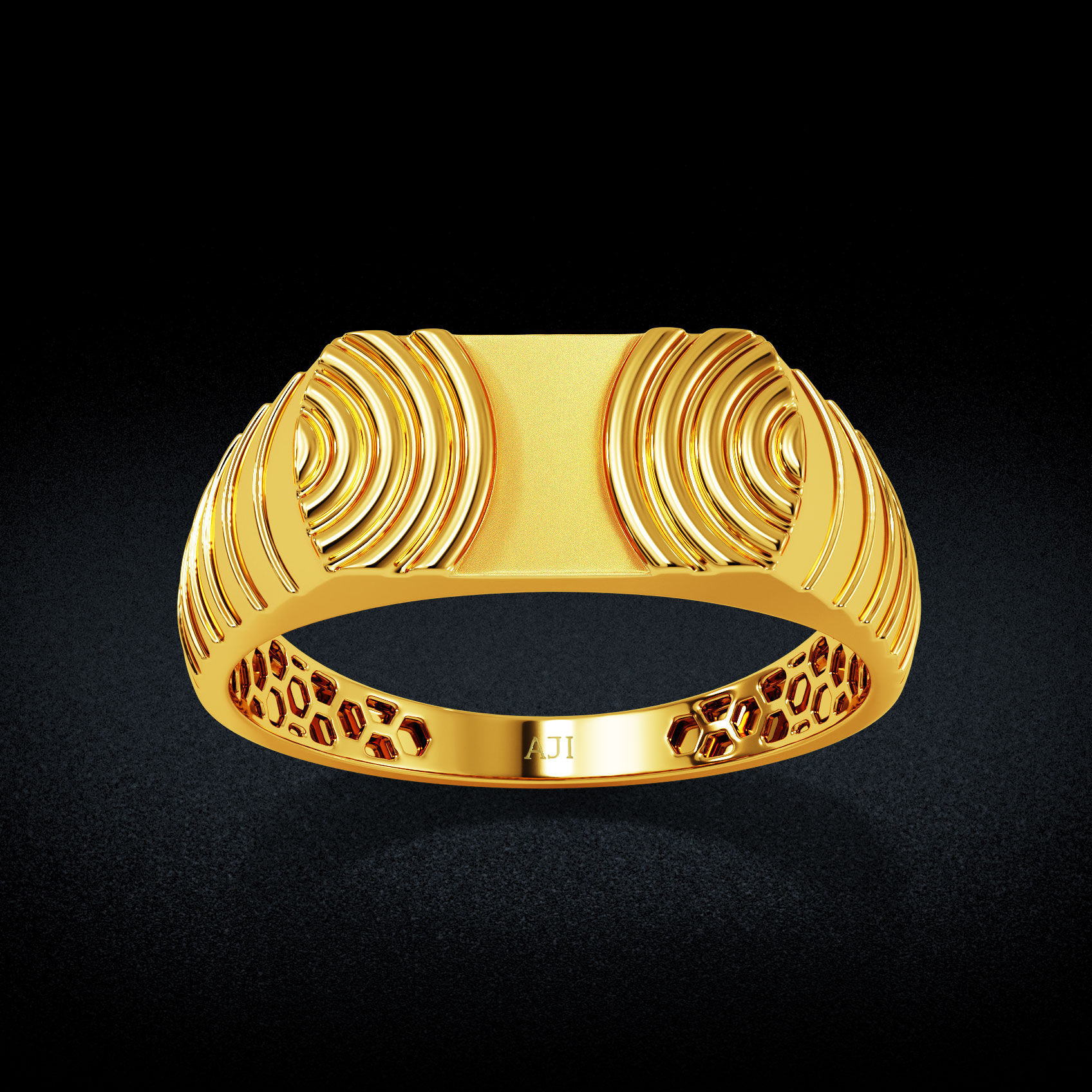 Ironcrest Ring Gold Mens Ring image