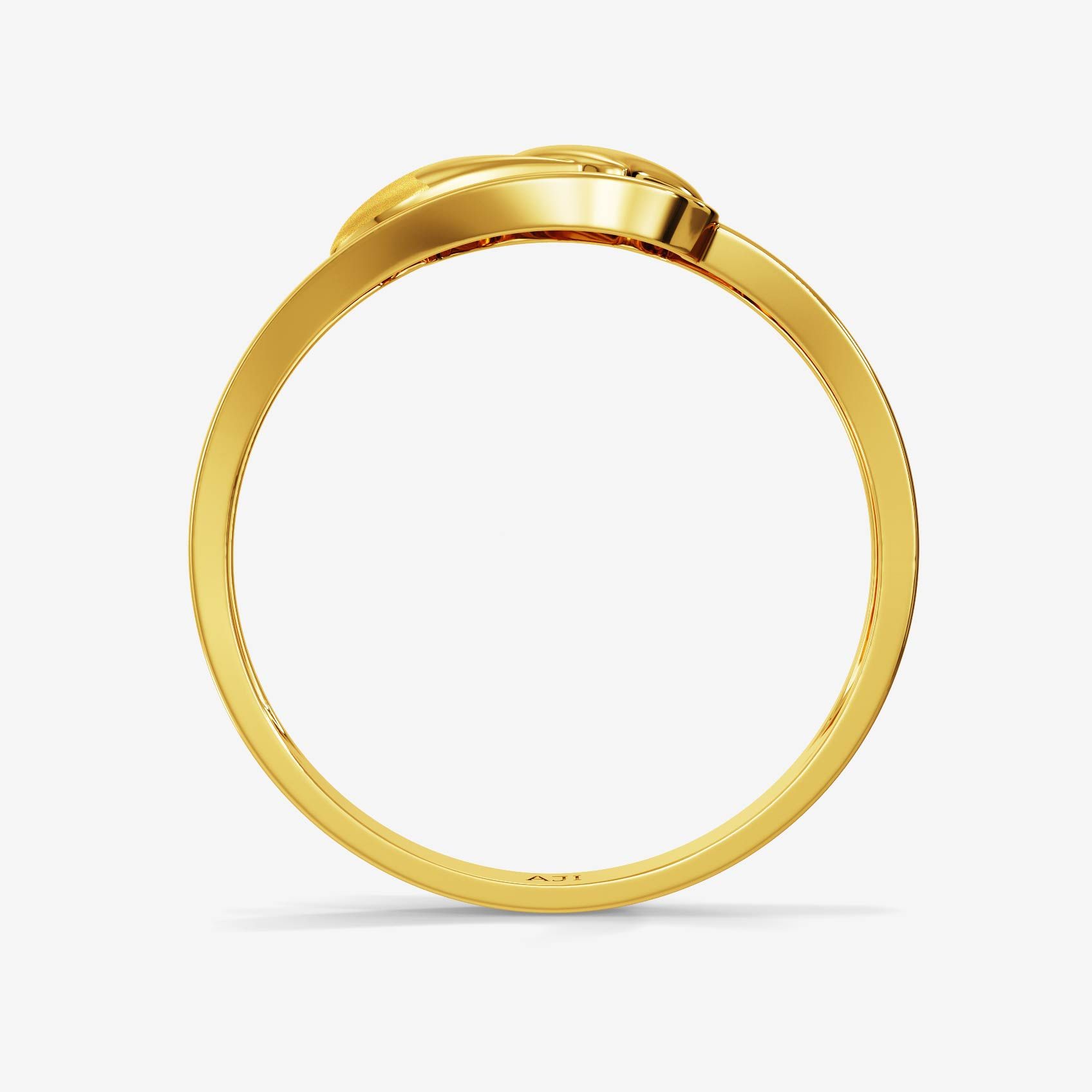 Twin Heart Gold Ring alternate view 1