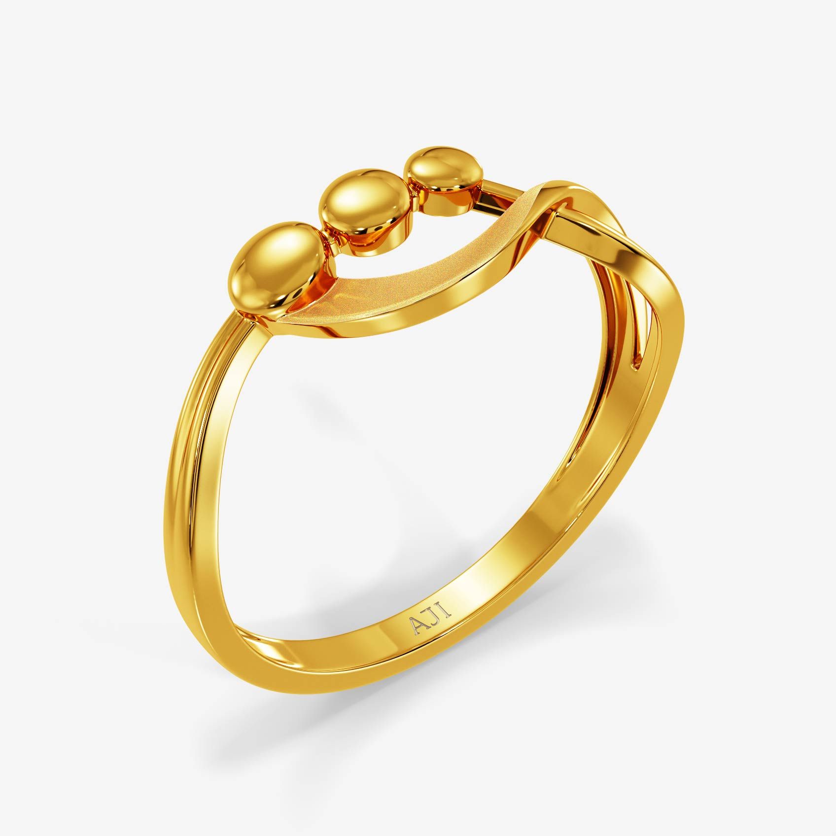 Infinity Stroke Gold Ring