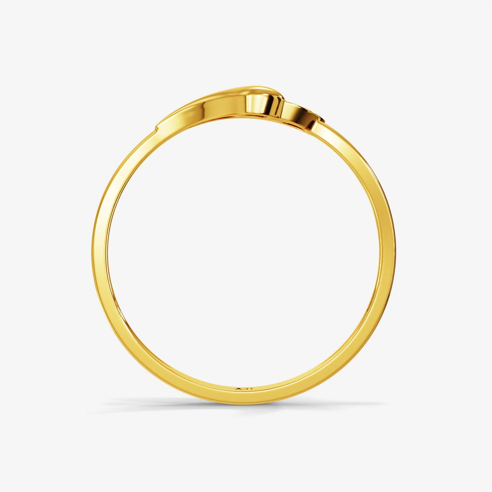 Dew Drop Twist Gold Ring alternate view 2