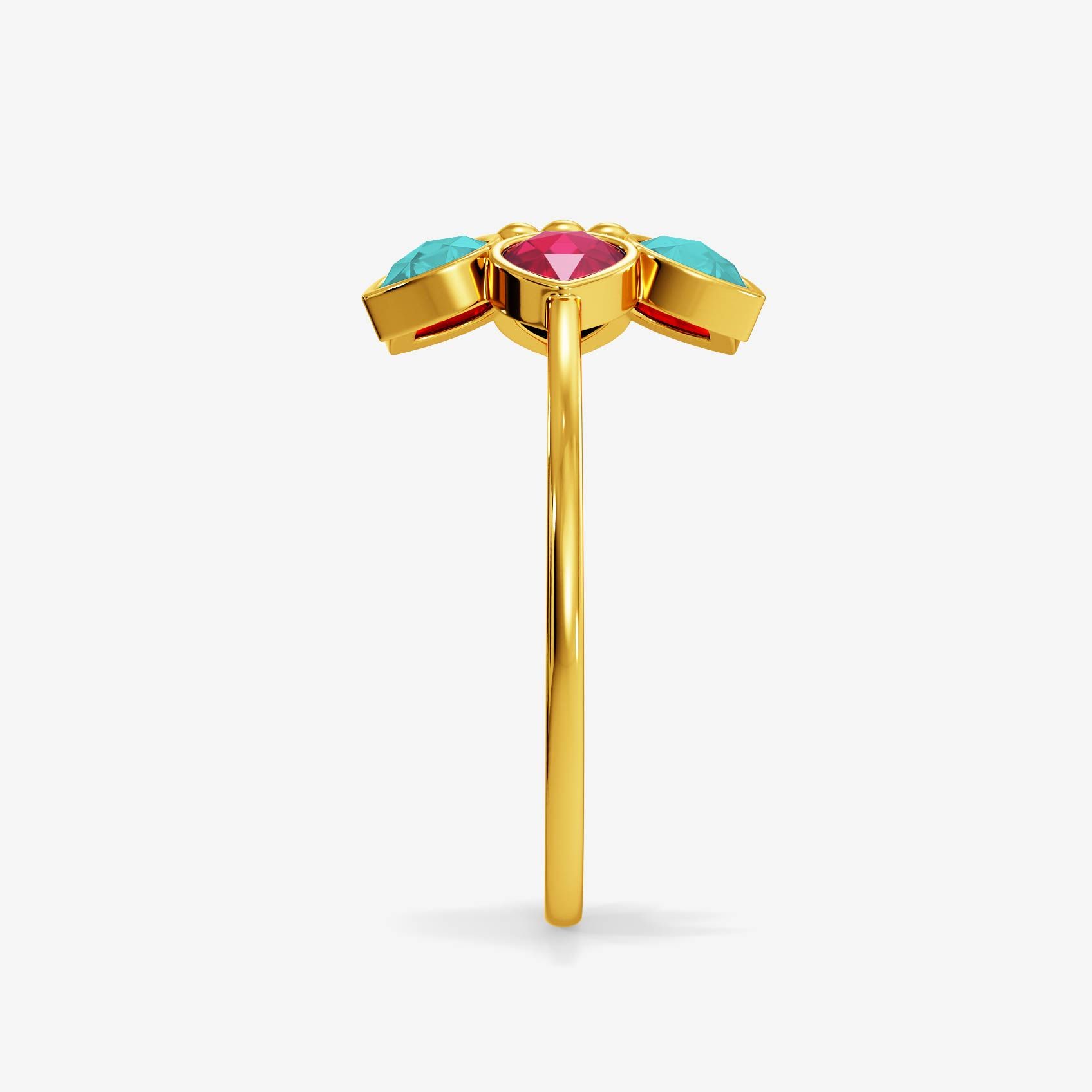 Soft Bloom Gold Ring alternate view 1